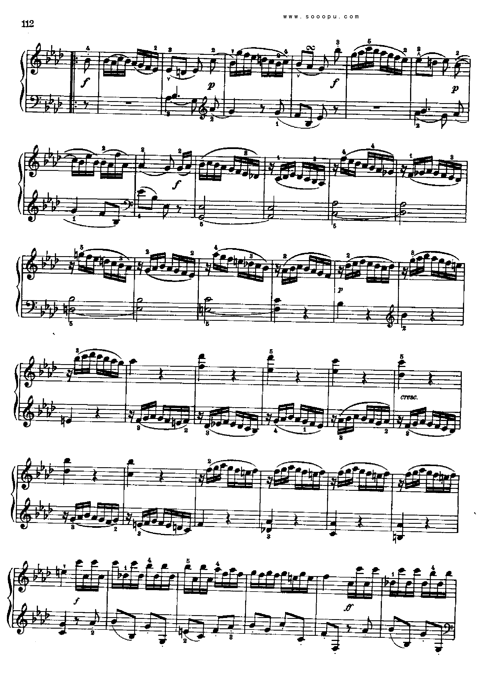 奏鸣曲十一1786年出版 键盘类 钢琴钢琴曲谱（图11）