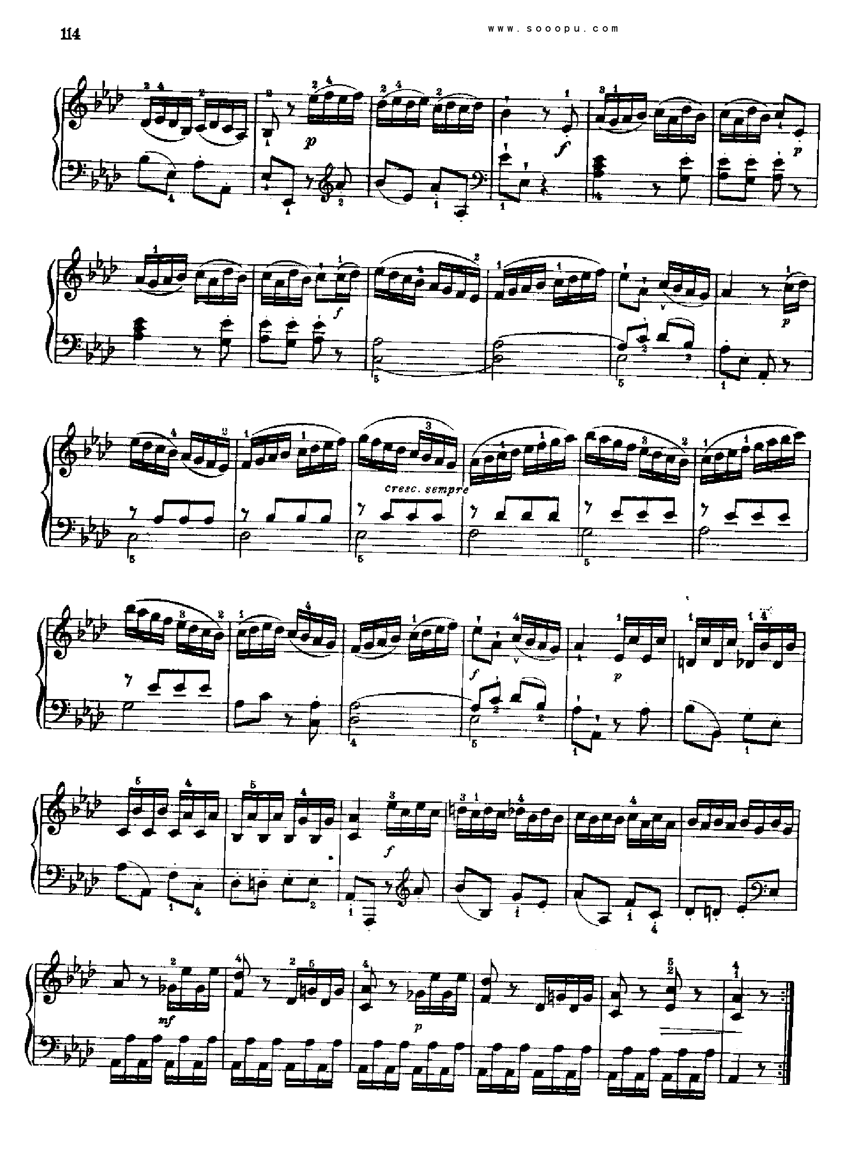 奏鸣曲十一1786年出版 键盘类 钢琴钢琴曲谱（图13）