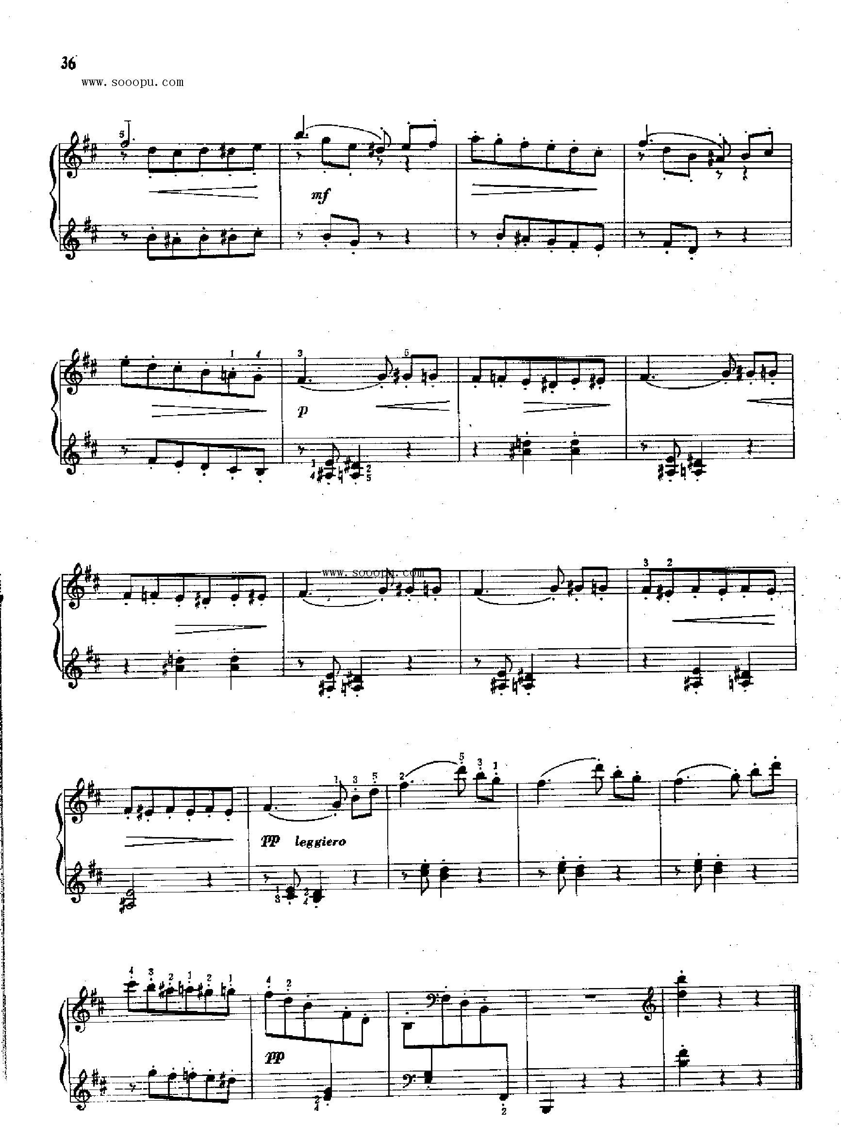 谐谑曲 键盘类 钢琴钢琴曲谱（图2）
