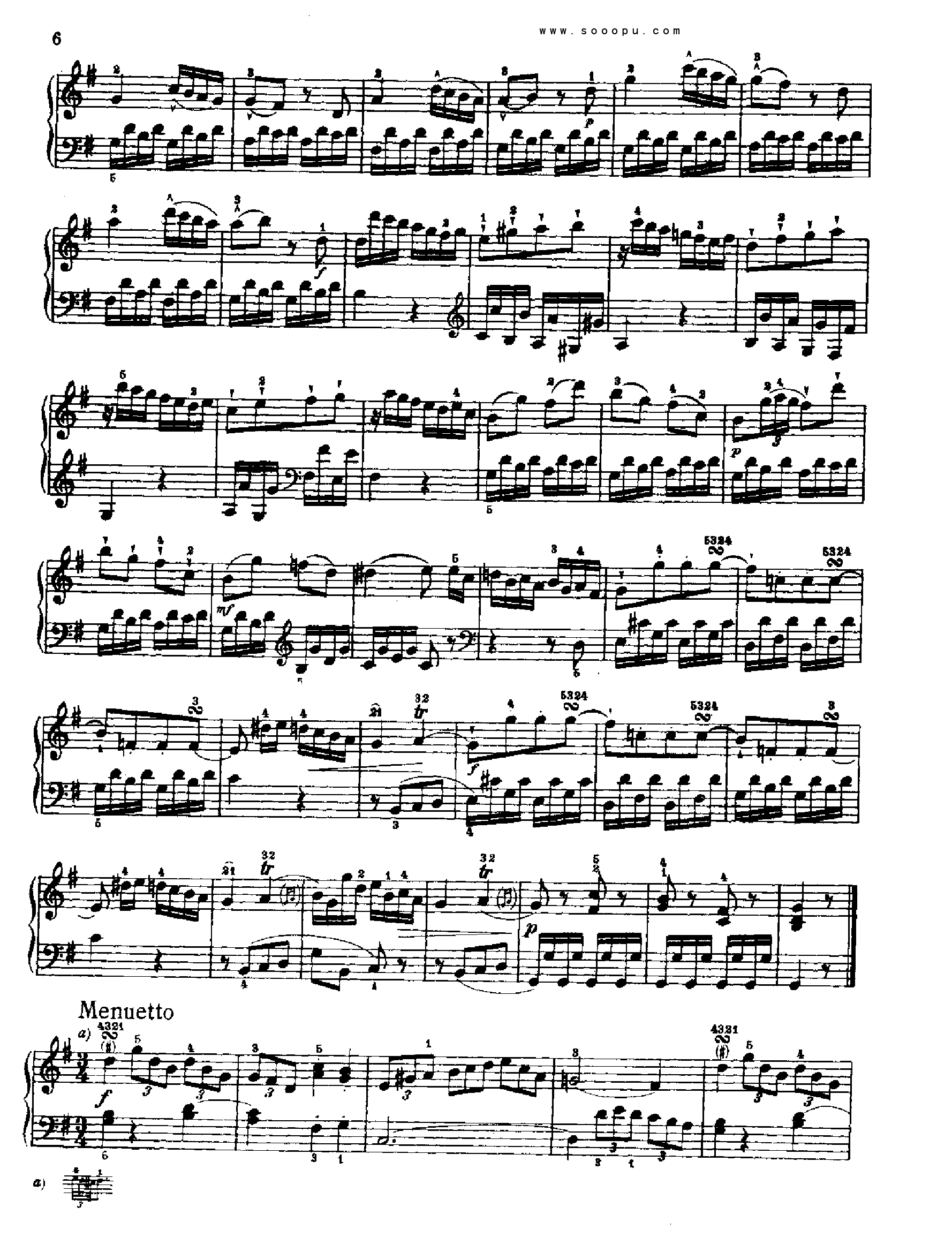 奏鸣曲一1776年出版 键盘类 钢琴钢琴曲谱（图4）