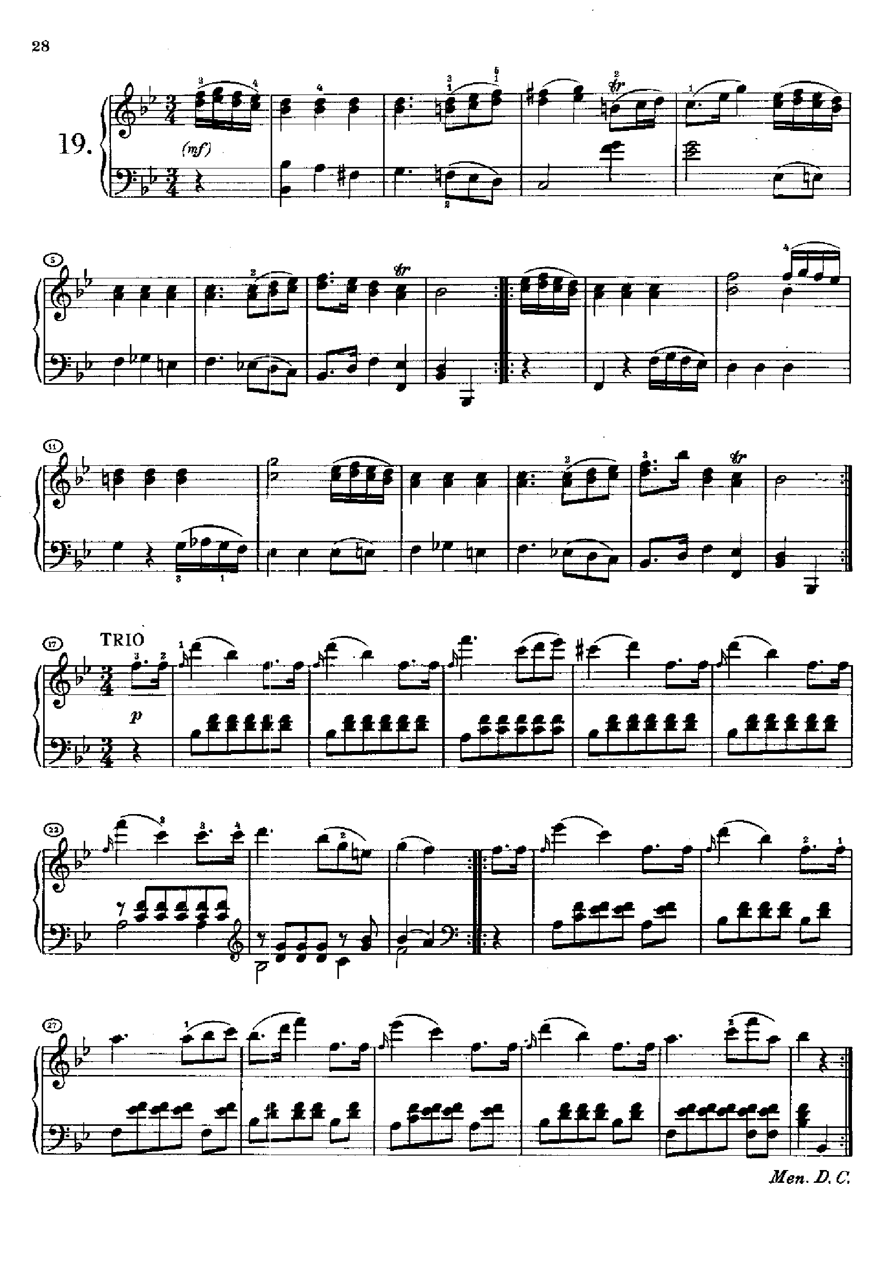 20首小步舞曲(1813年创作) 键盘类 钢琴钢琴曲谱（图19）