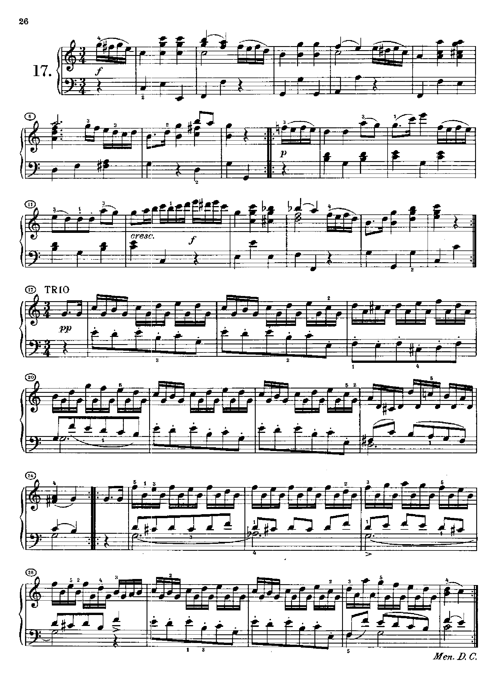 20首小步舞曲(1813年创作) 键盘类 钢琴钢琴曲谱（图17）
