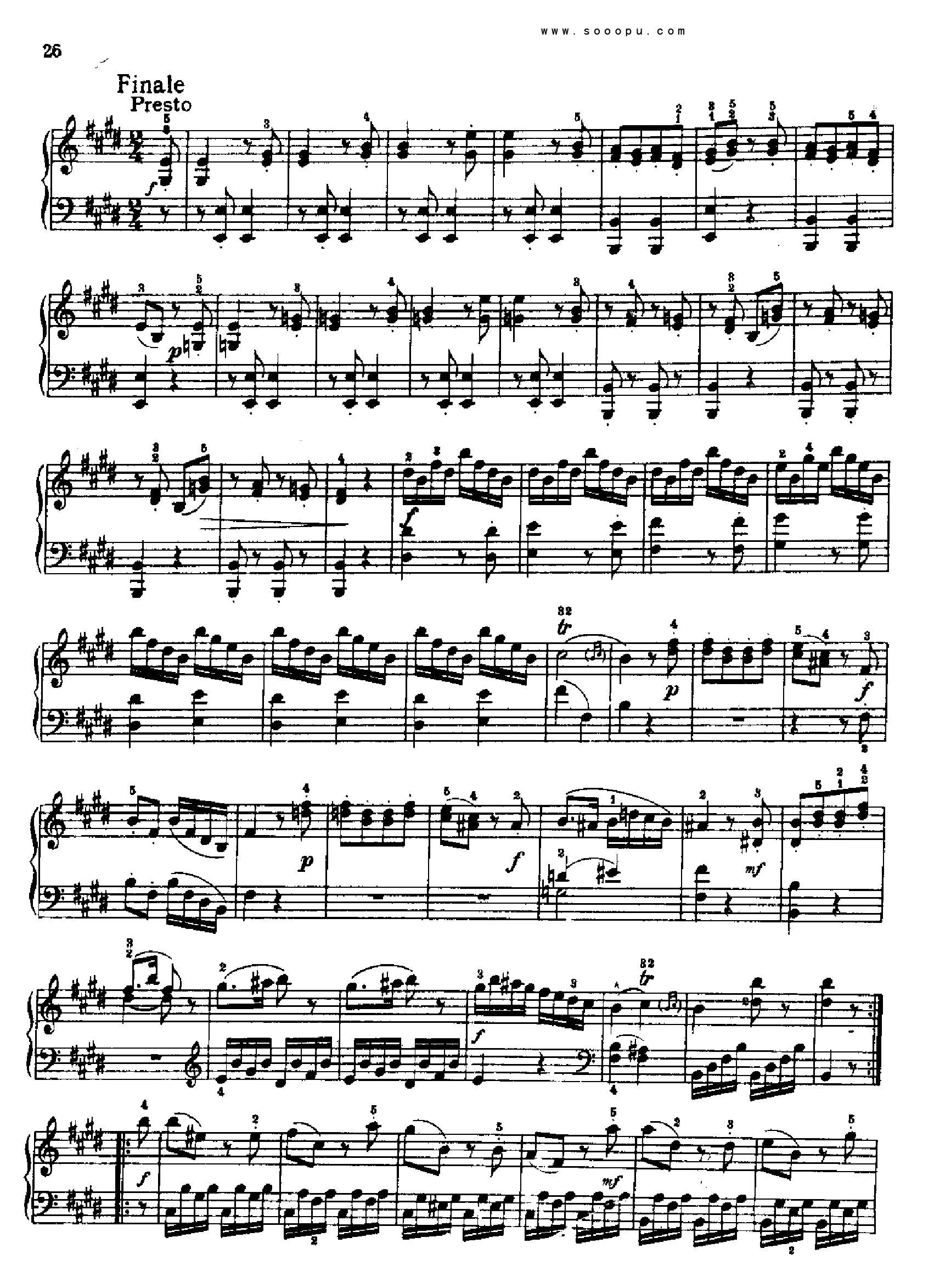 奏鸣曲三1767年出版 键盘类 钢琴钢琴曲谱（图5）