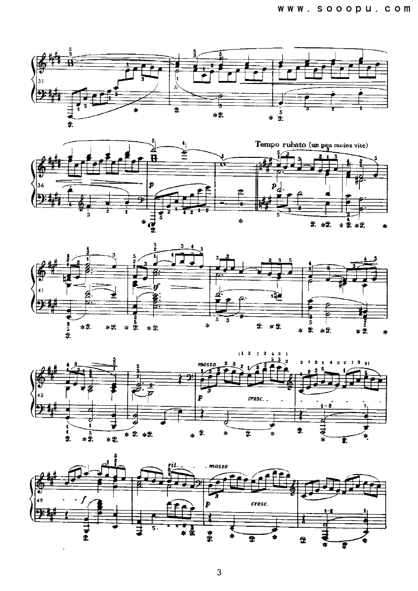 阿拉伯风格（第一首） 键盘类 钢琴钢琴曲谱（图3）