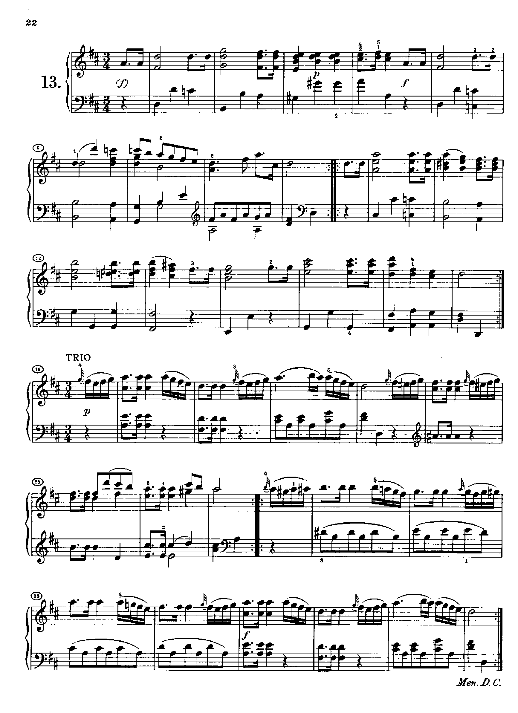 20首小步舞曲(1813年创作) 键盘类 钢琴钢琴曲谱（图13）