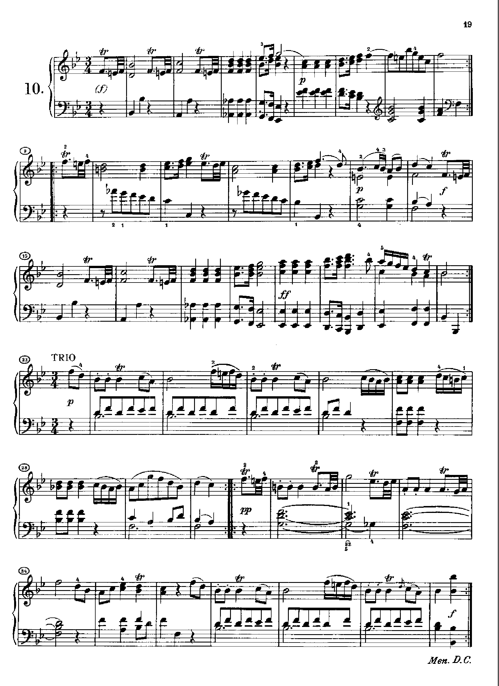20首小步舞曲(1813年创作) 键盘类 钢琴钢琴曲谱（图10）