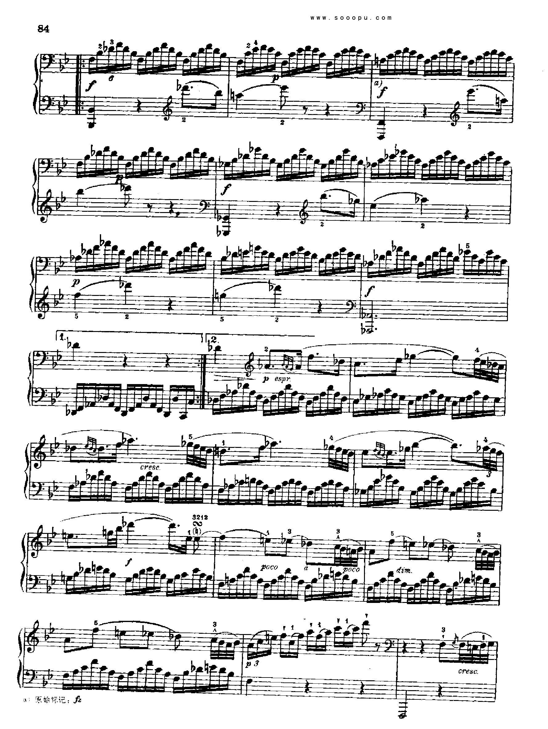 奏鸣曲九为冯.根青格夫人而作1789-1790 键盘类 钢琴钢琴曲谱（图10）