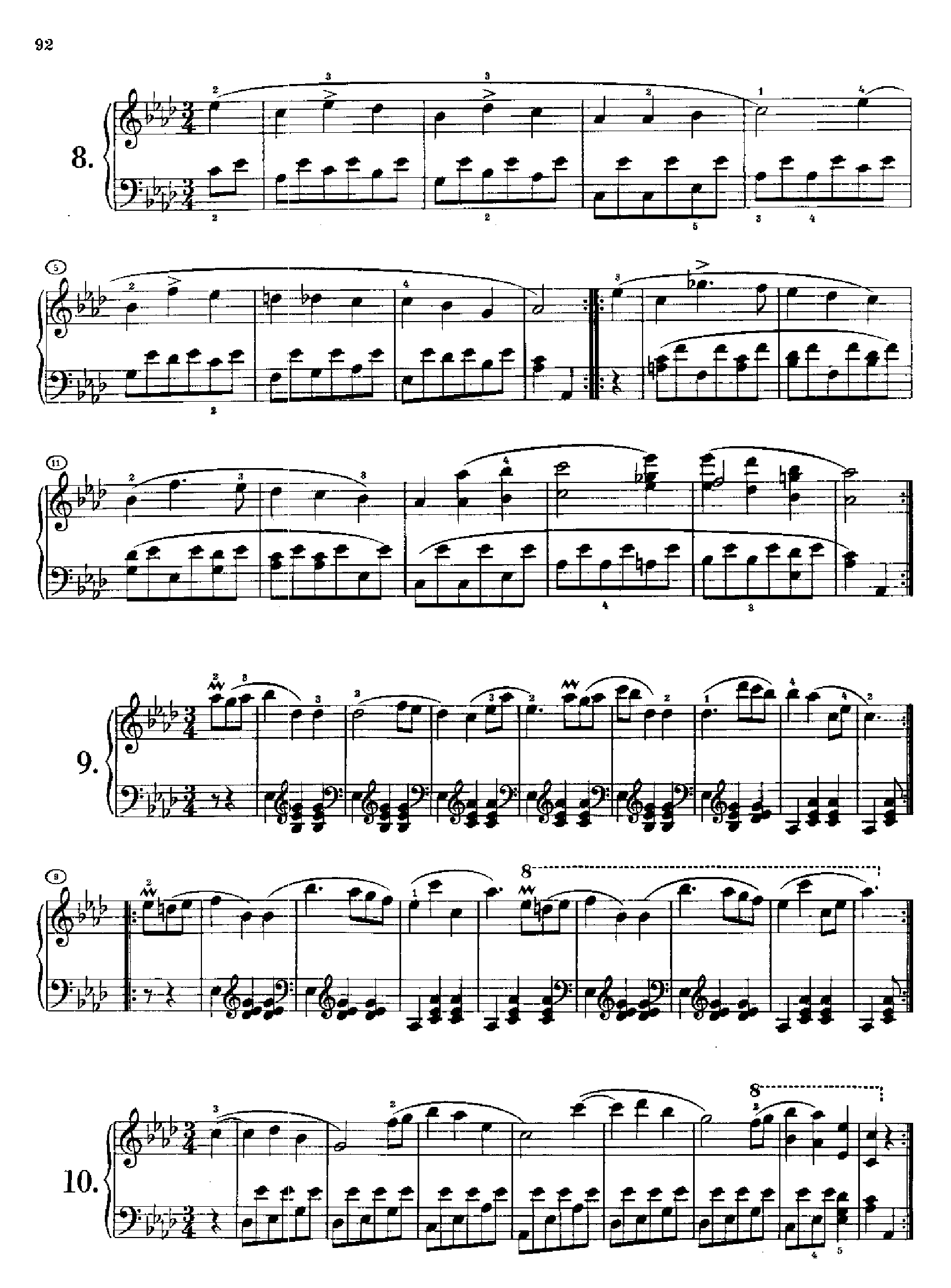36首原创舞曲又名第一圆舞曲 Opus9.D365 键盘类 钢琴钢琴曲谱（图4）