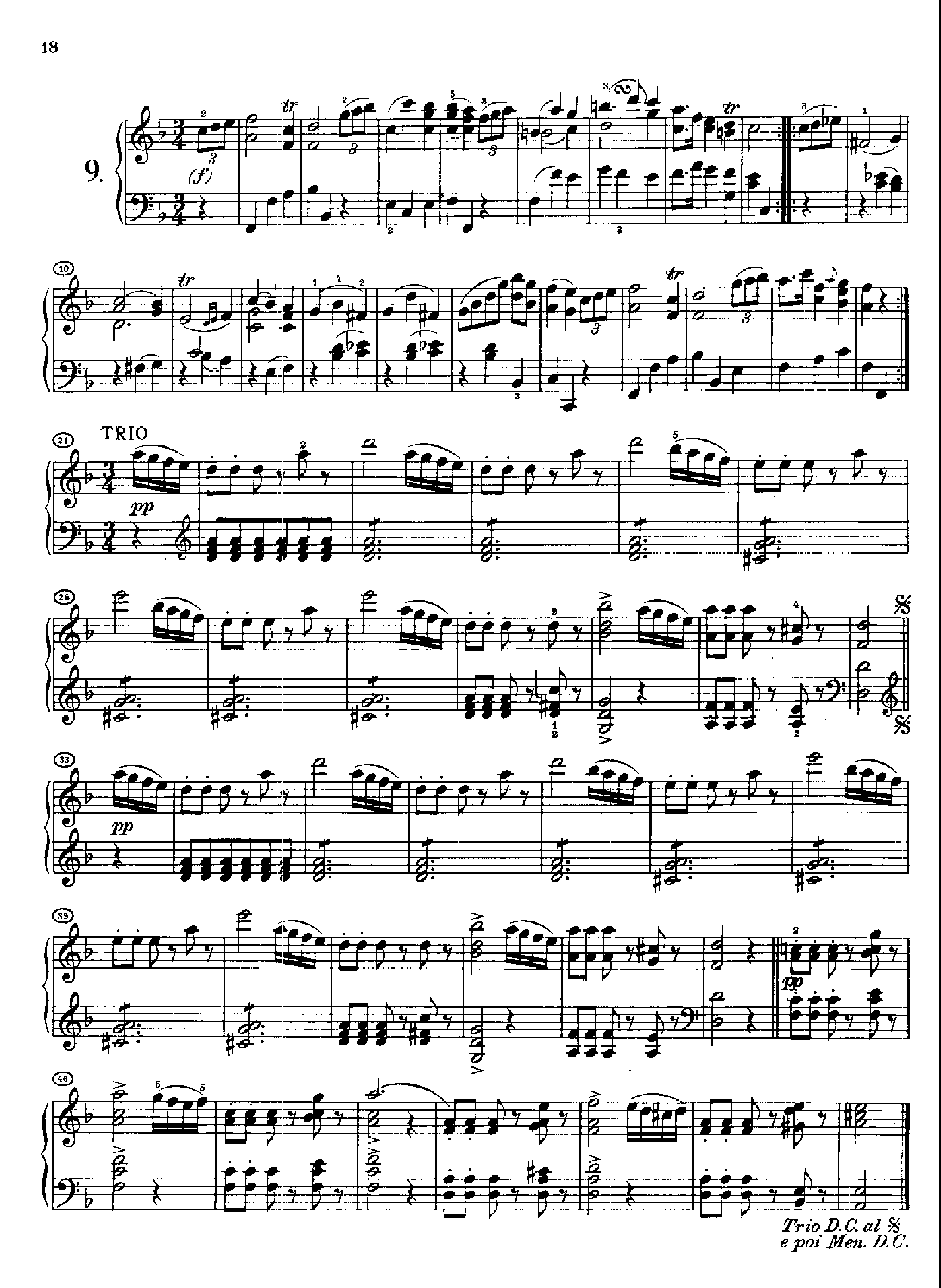 20首小步舞曲(1813年创作) 键盘类 钢琴钢琴曲谱（图9）