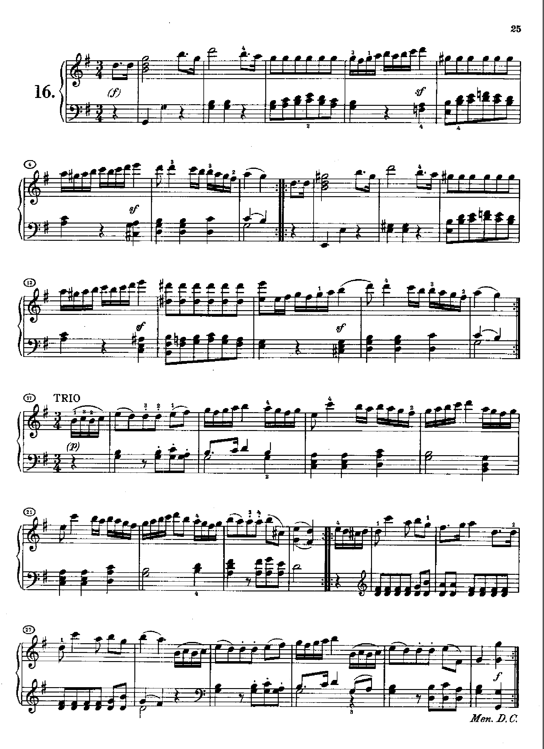 20首小步舞曲(1813年创作) 键盘类 钢琴钢琴曲谱（图16）