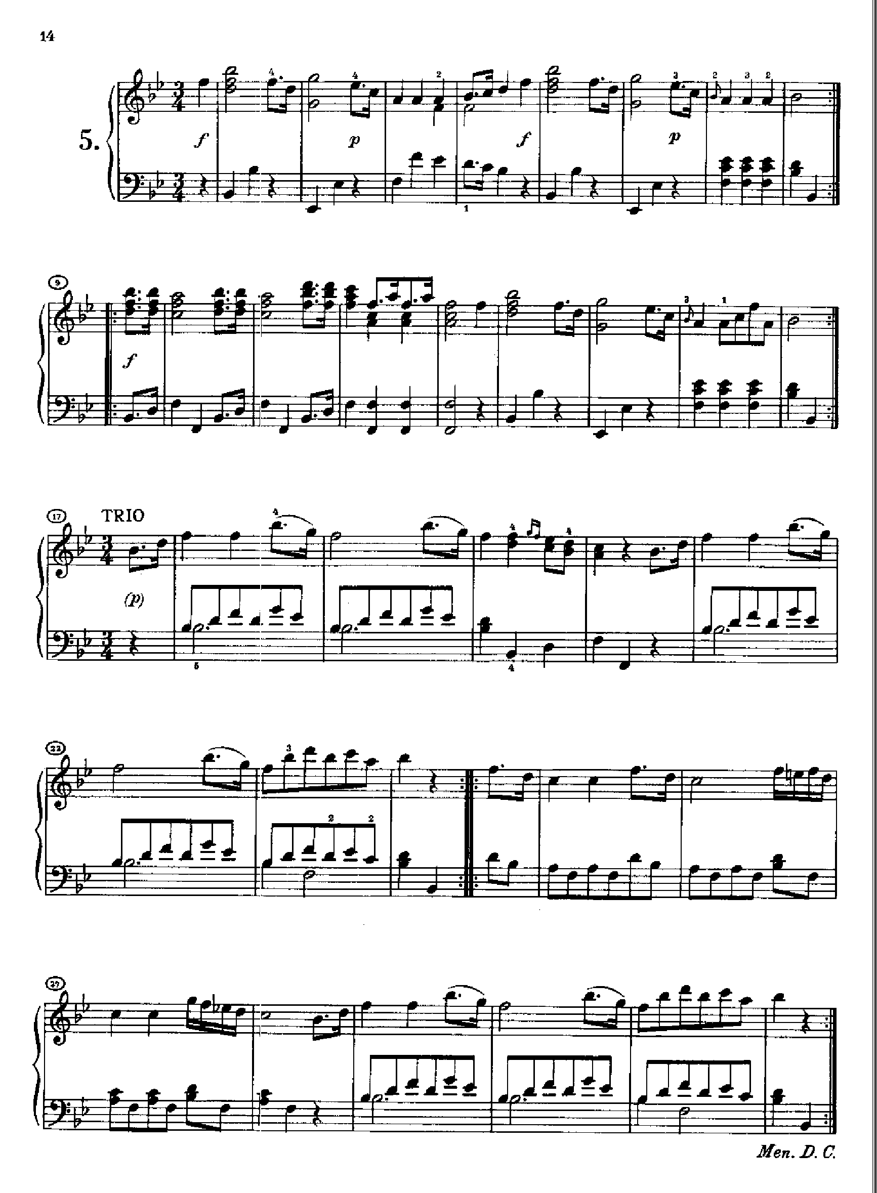 20首小步舞曲(1813年创作) 键盘类 钢琴钢琴曲谱（图5）