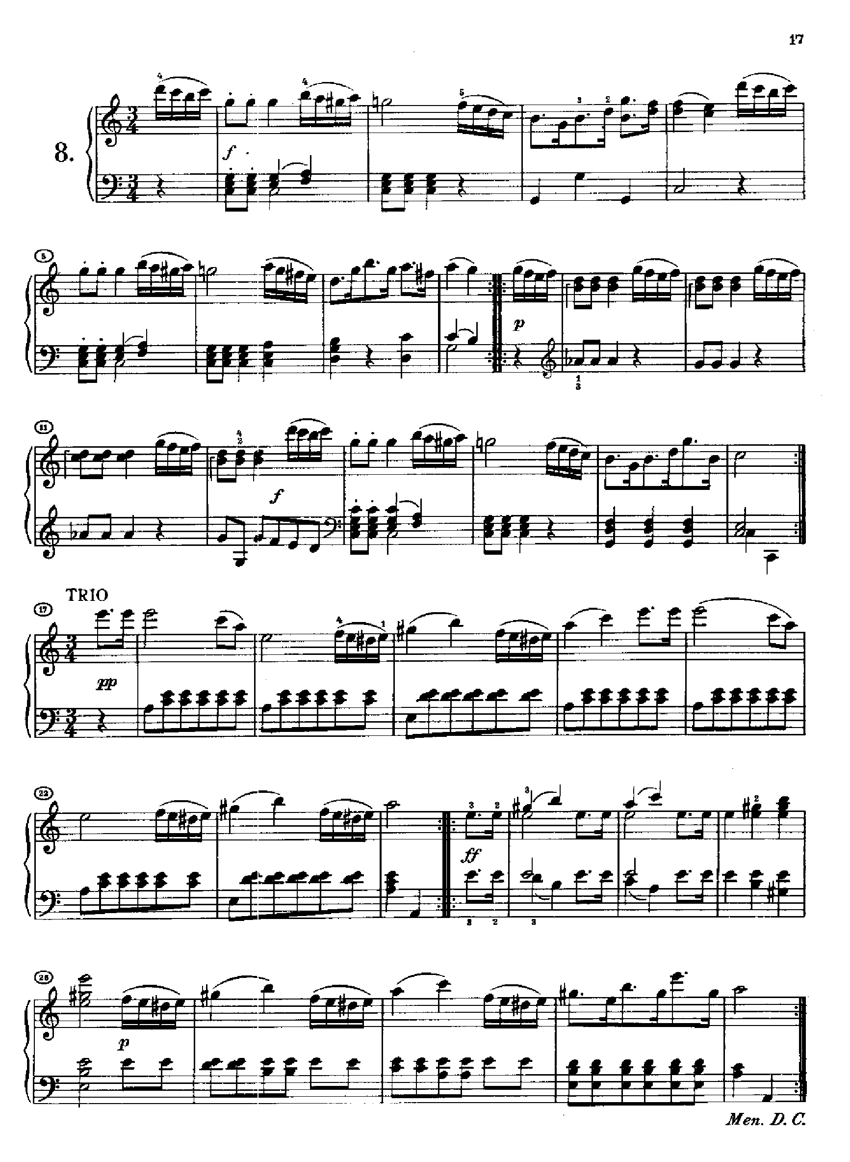 20首小步舞曲(1813年创作) 键盘类 钢琴钢琴曲谱（图8）