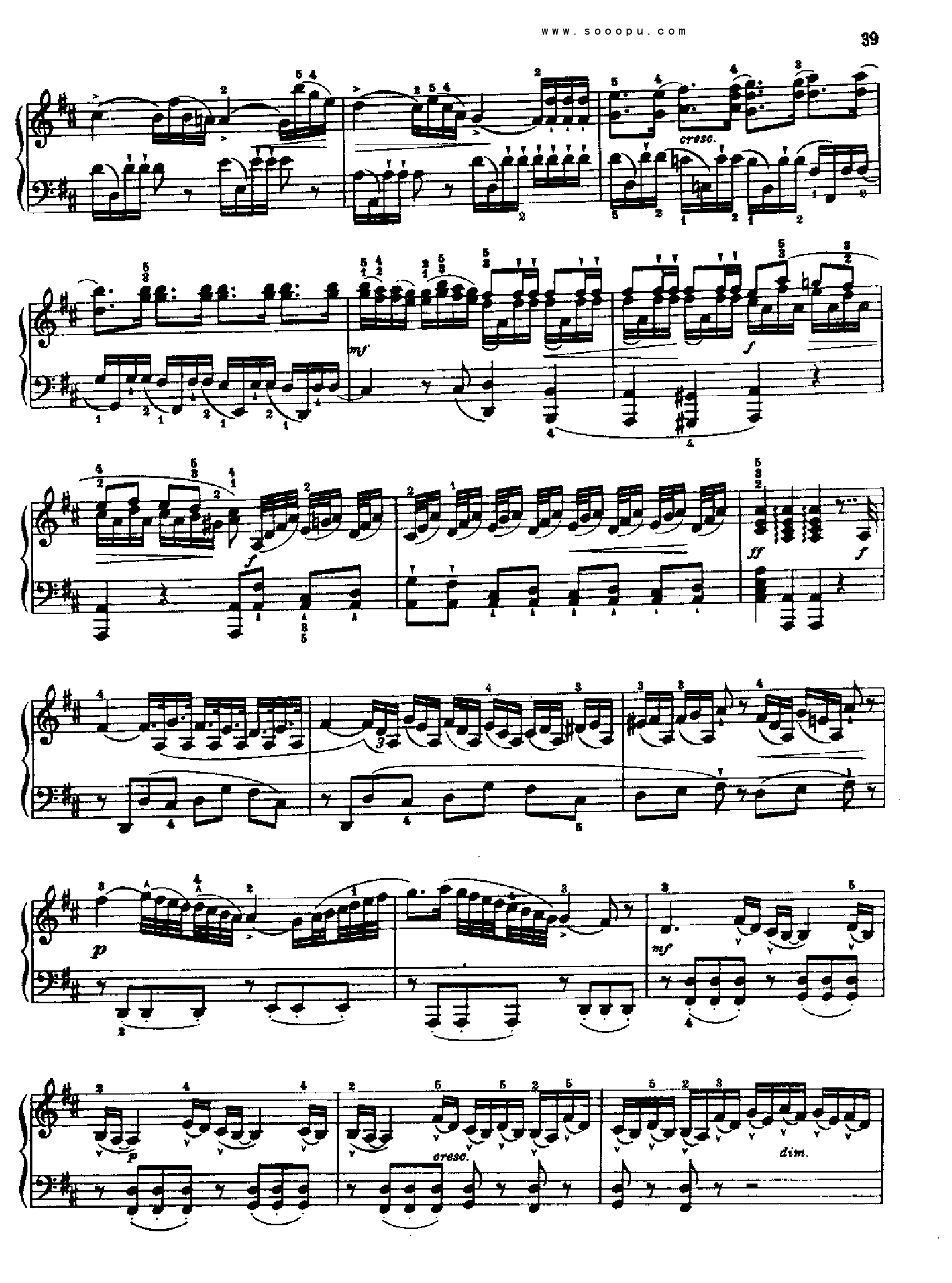 奏鸣曲 五1767 键盘类 钢琴钢琴曲谱（图5）