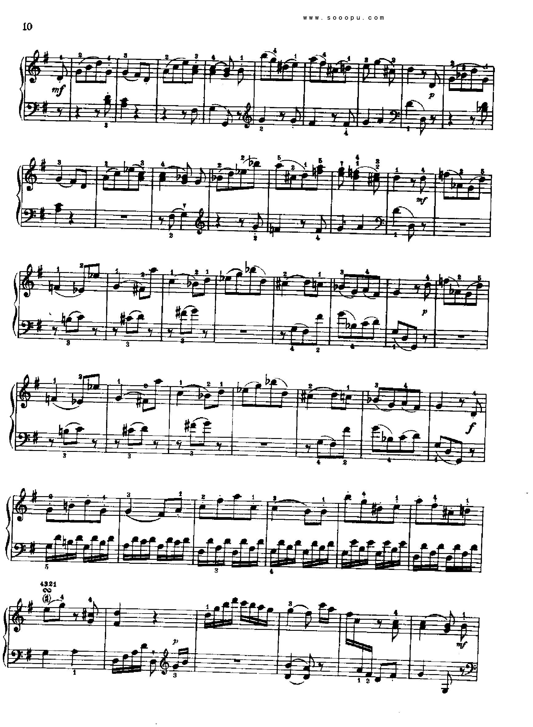 奏鸣曲一1776年出版 键盘类 钢琴钢琴曲谱（图8）