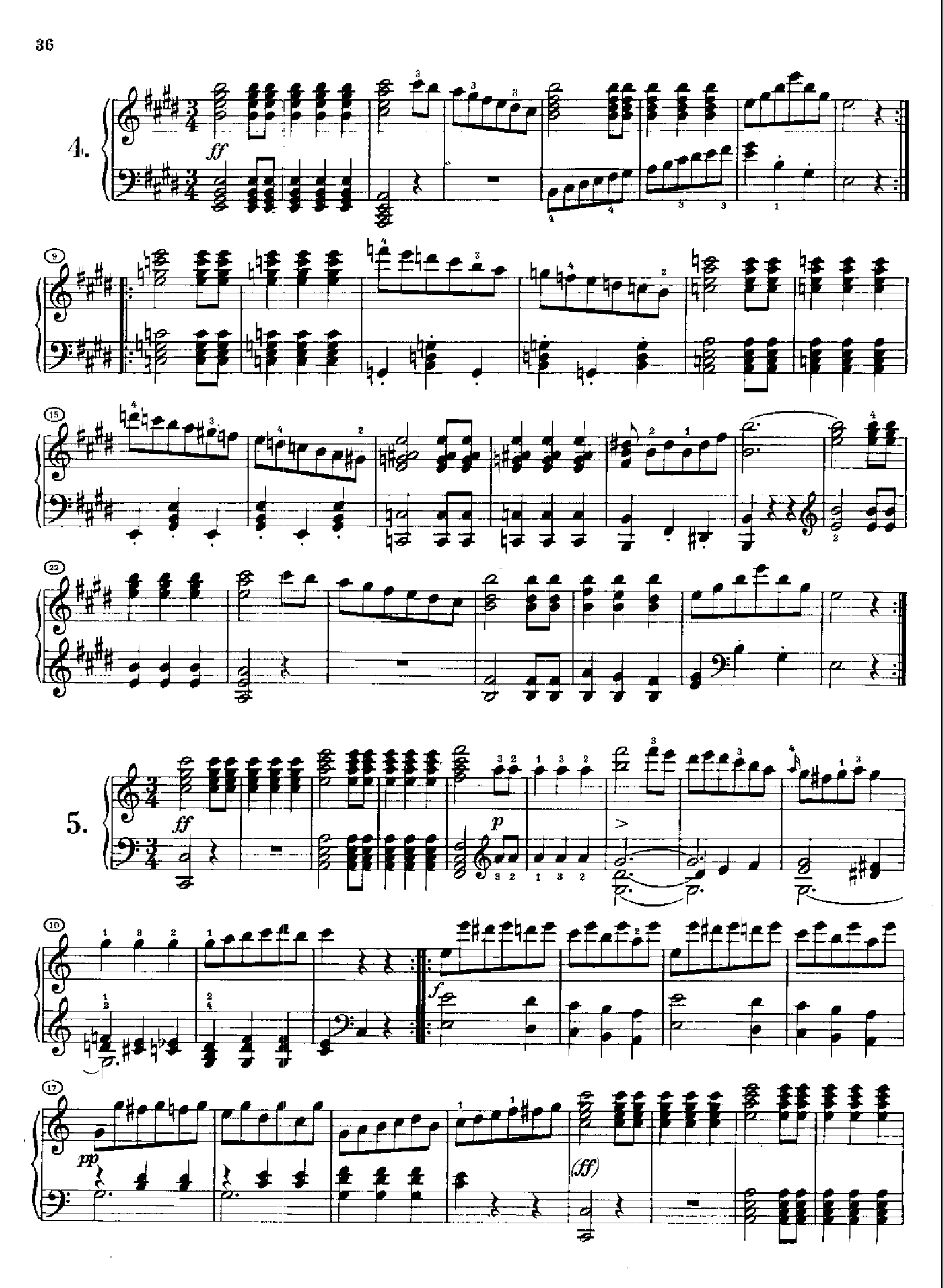 12首维也纳德意志舞曲(约1812年创作) 键盘类 钢琴钢琴曲谱（图3）