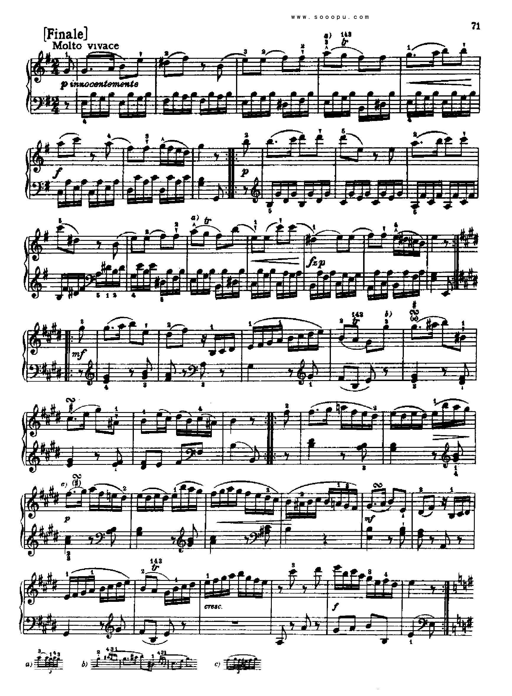 奏鸣曲八1778年出版 键盘类 钢琴钢琴曲谱（图8）