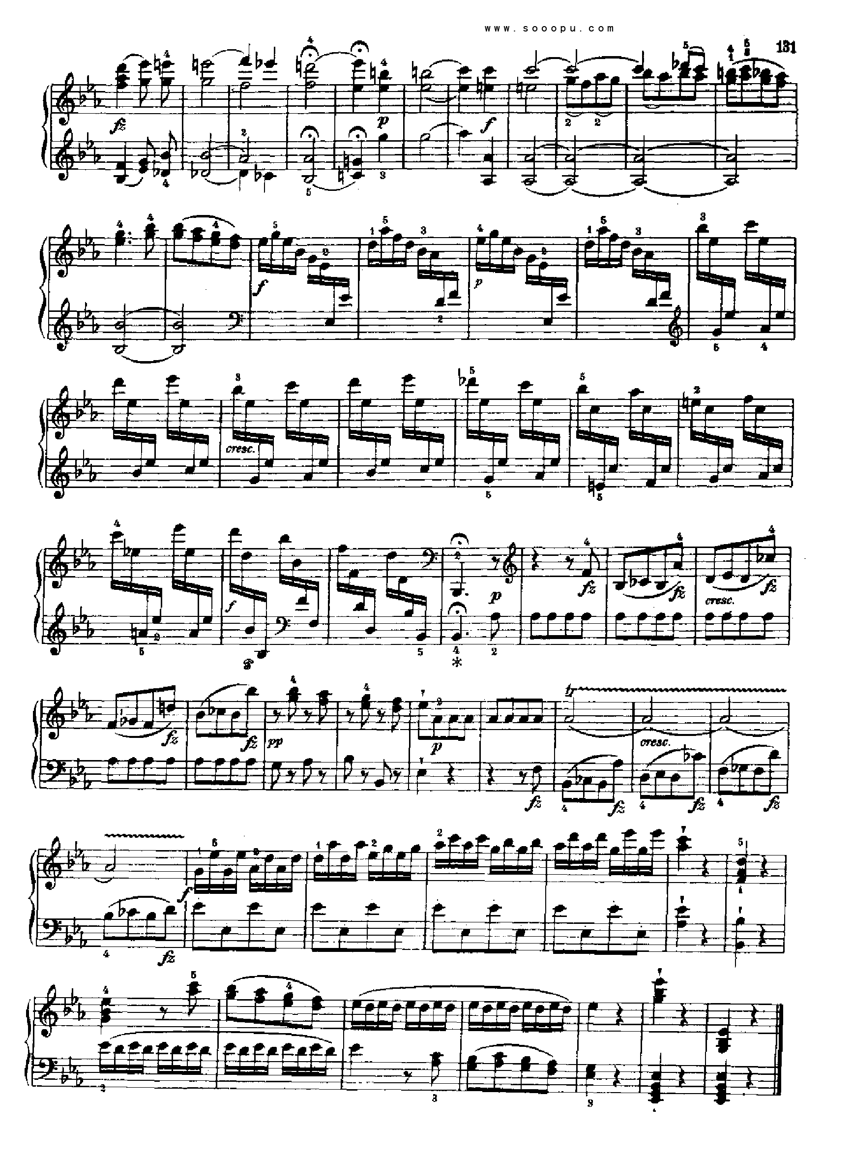 奏鸣曲十二(献给玛格达莲娜.冯.库尔茨贝格) 键盘类 钢琴钢琴曲谱（图17）