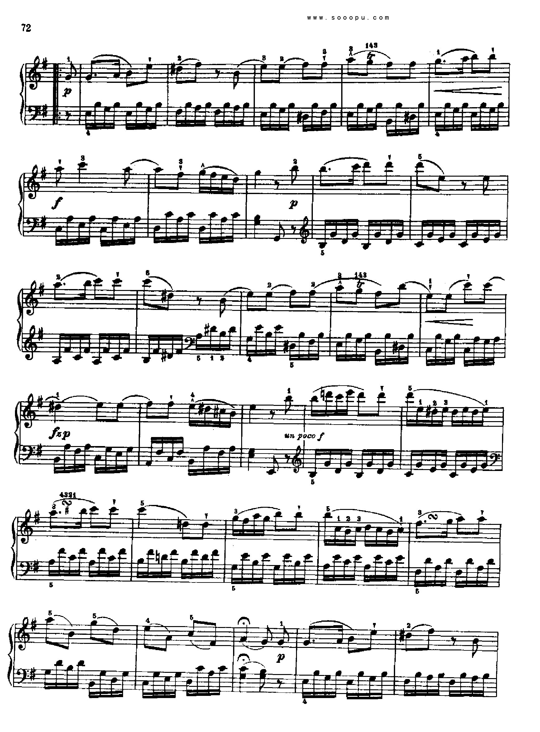 奏鸣曲八1778年出版 键盘类 钢琴钢琴曲谱（图9）