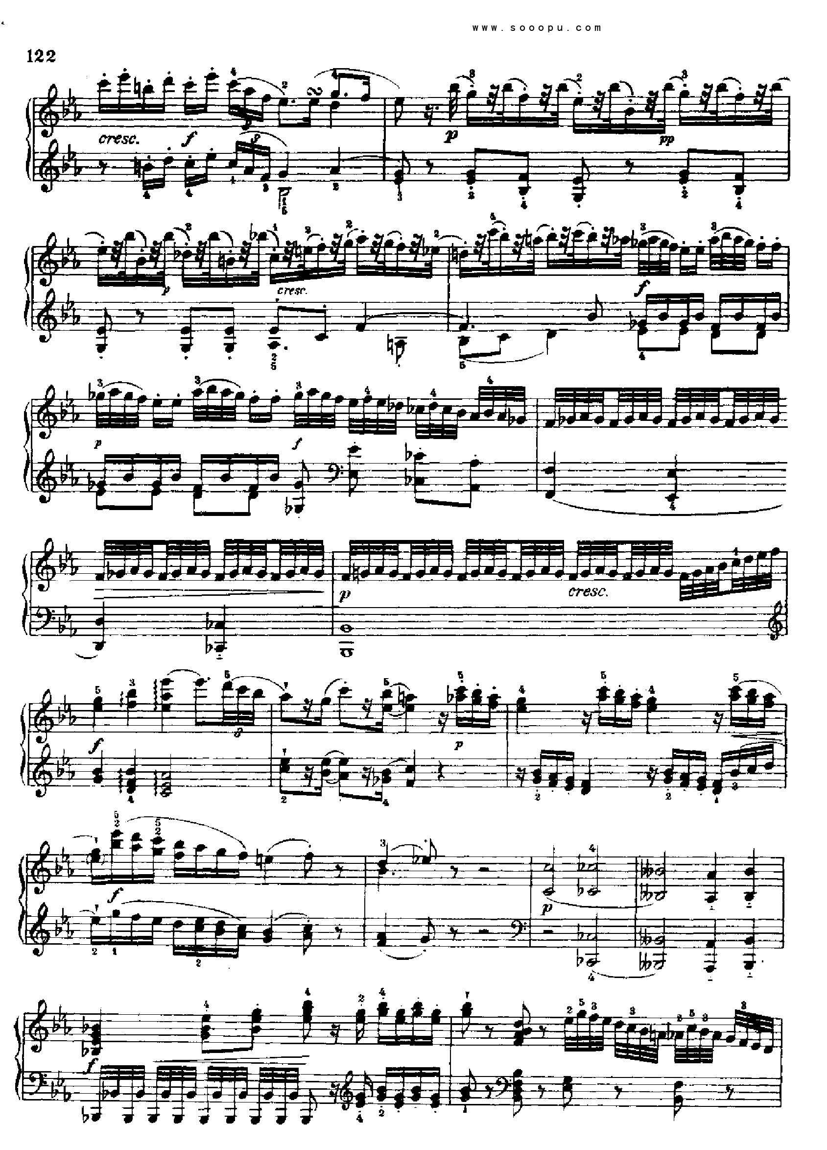 奏鸣曲十二(献给玛格达莲娜.冯.库尔茨贝格) 键盘类 钢琴钢琴曲谱（图8）
