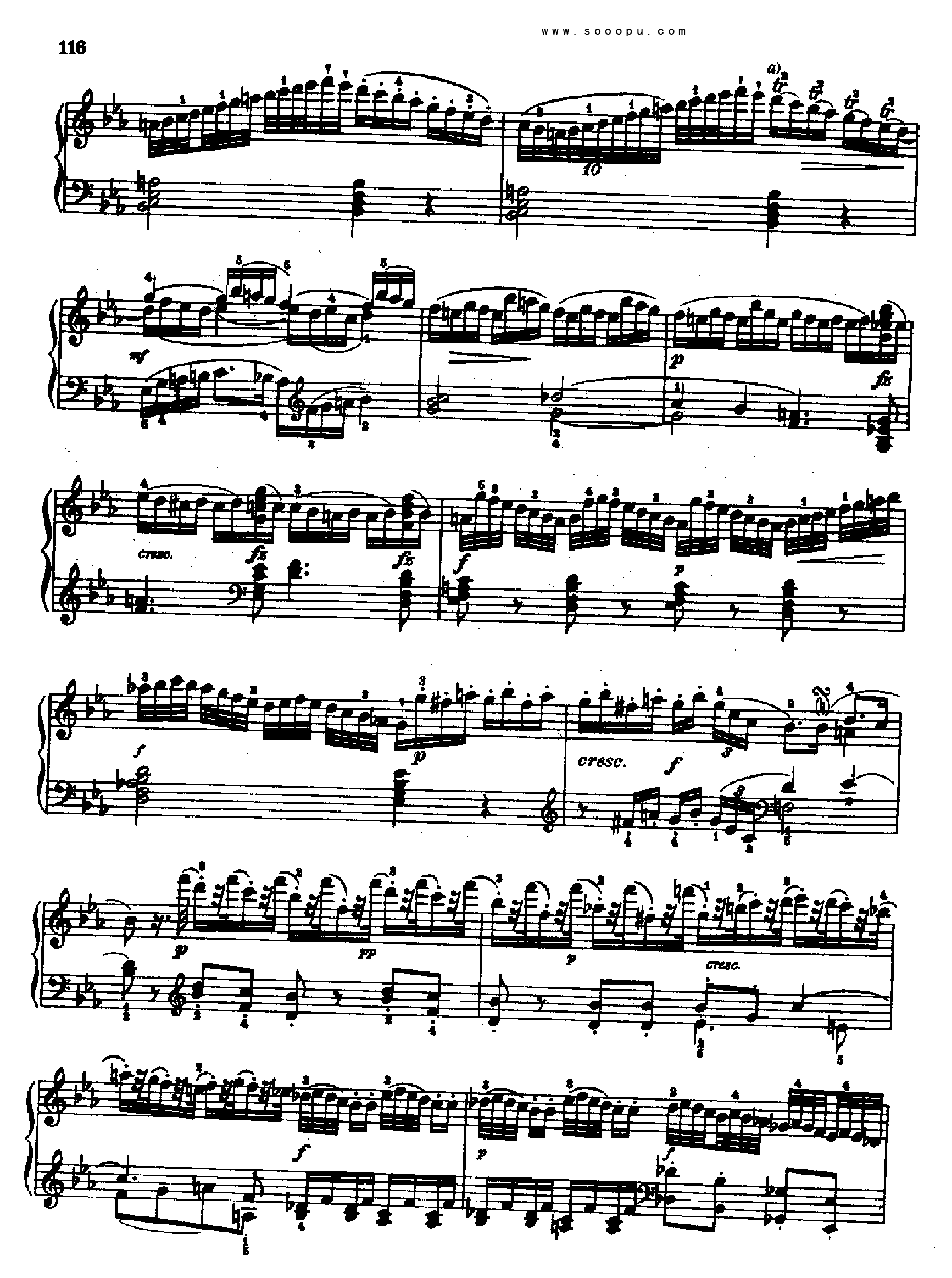 奏鸣曲十二(献给玛格达莲娜.冯.库尔茨贝格) 键盘类 钢琴钢琴曲谱（图2）
