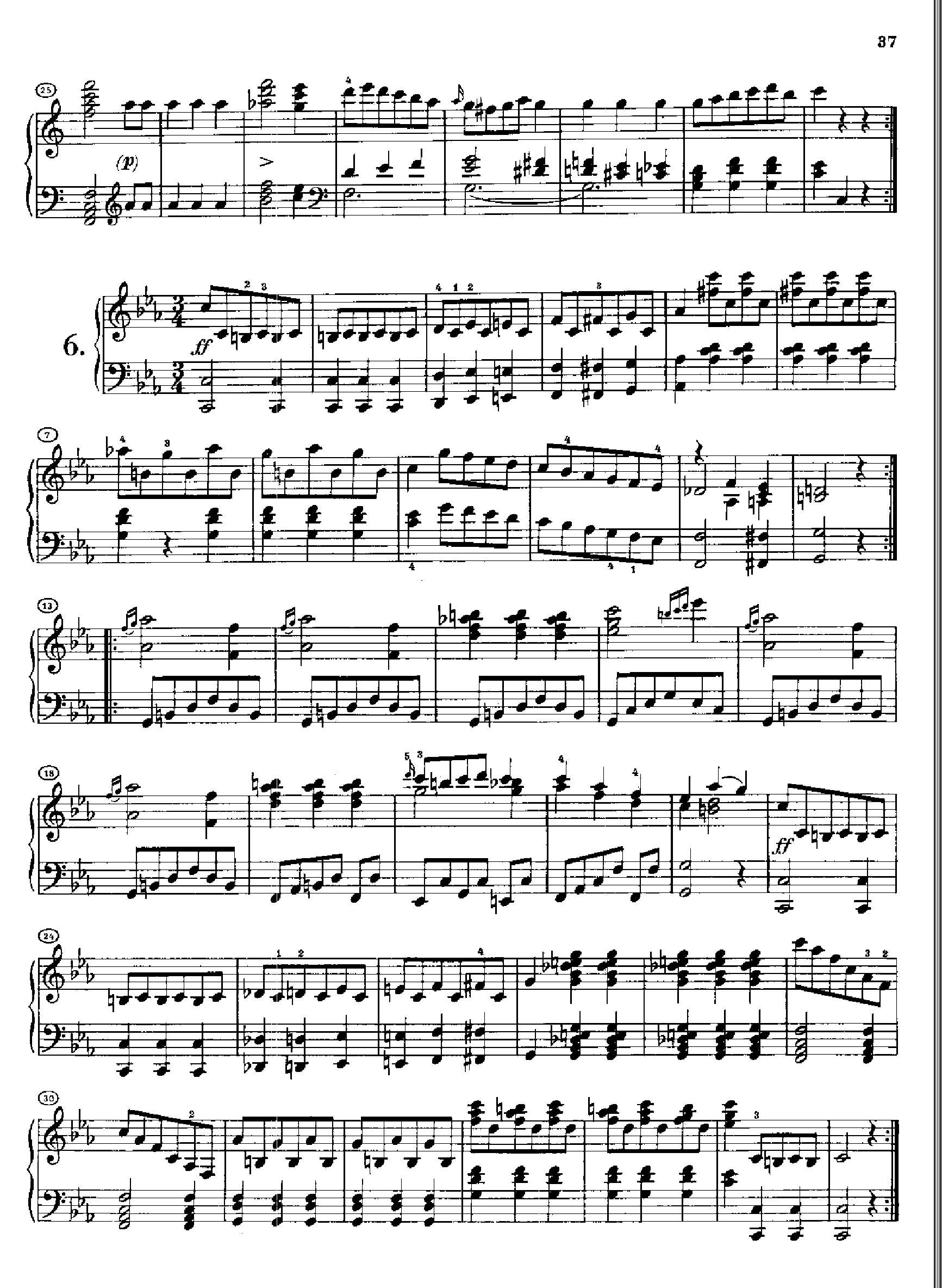 12首维也纳德意志舞曲(约1812年创作) 键盘类 钢琴钢琴曲谱（图4）