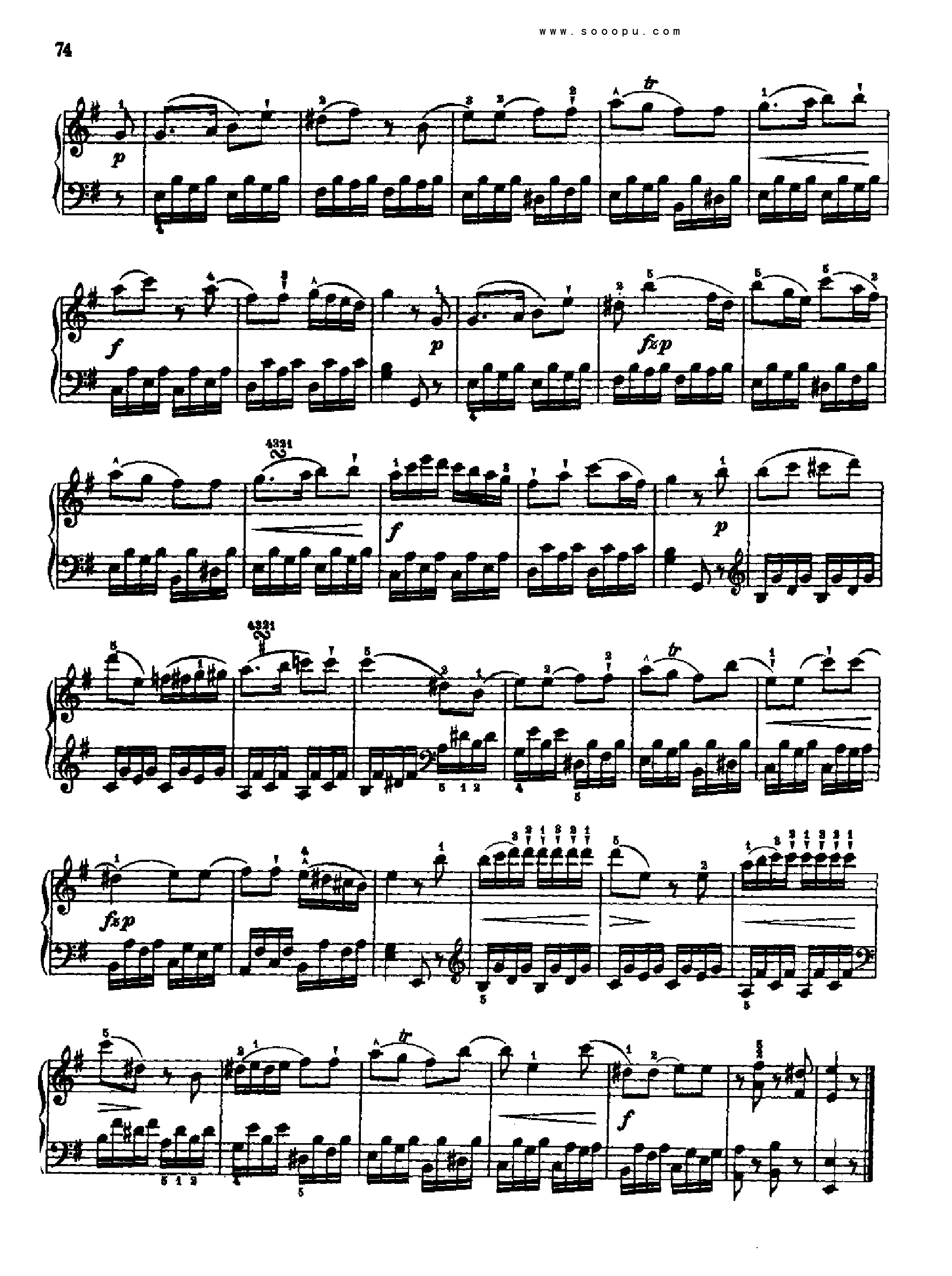 奏鸣曲八1778年出版 键盘类 钢琴钢琴曲谱（图11）