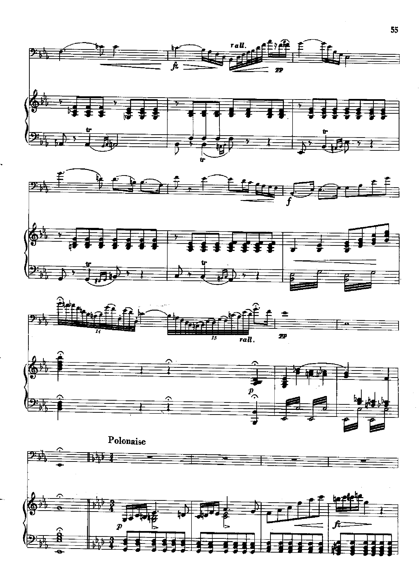 引子与波兰舞曲(钢伴) 管乐类 长号钢琴曲谱（图4）