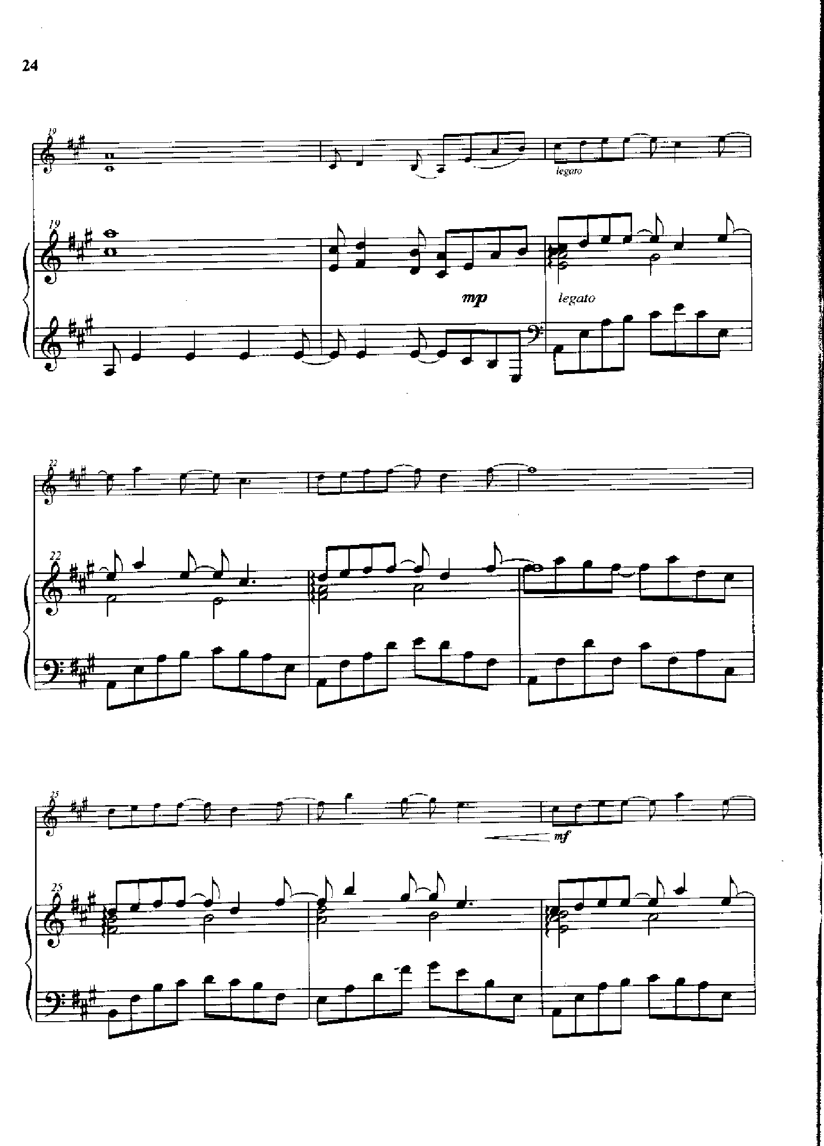 飘飞的羽毛(钢伴谱) 弦乐类 小提琴钢琴曲谱（图3）