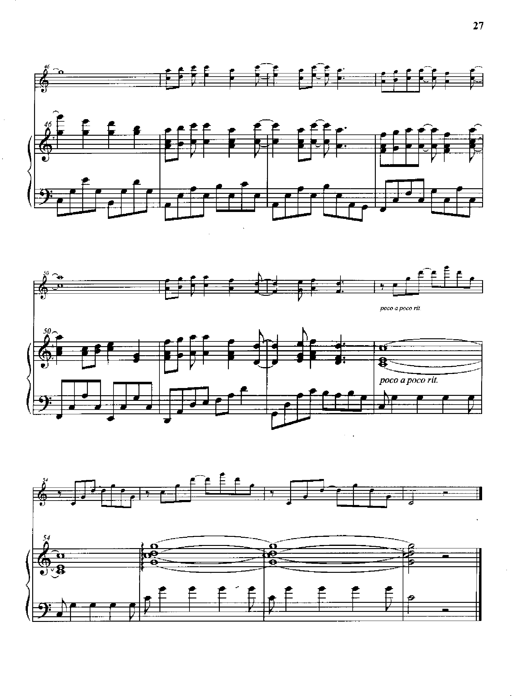 飘飞的羽毛(钢伴谱) 弦乐类 小提琴钢琴曲谱（图6）