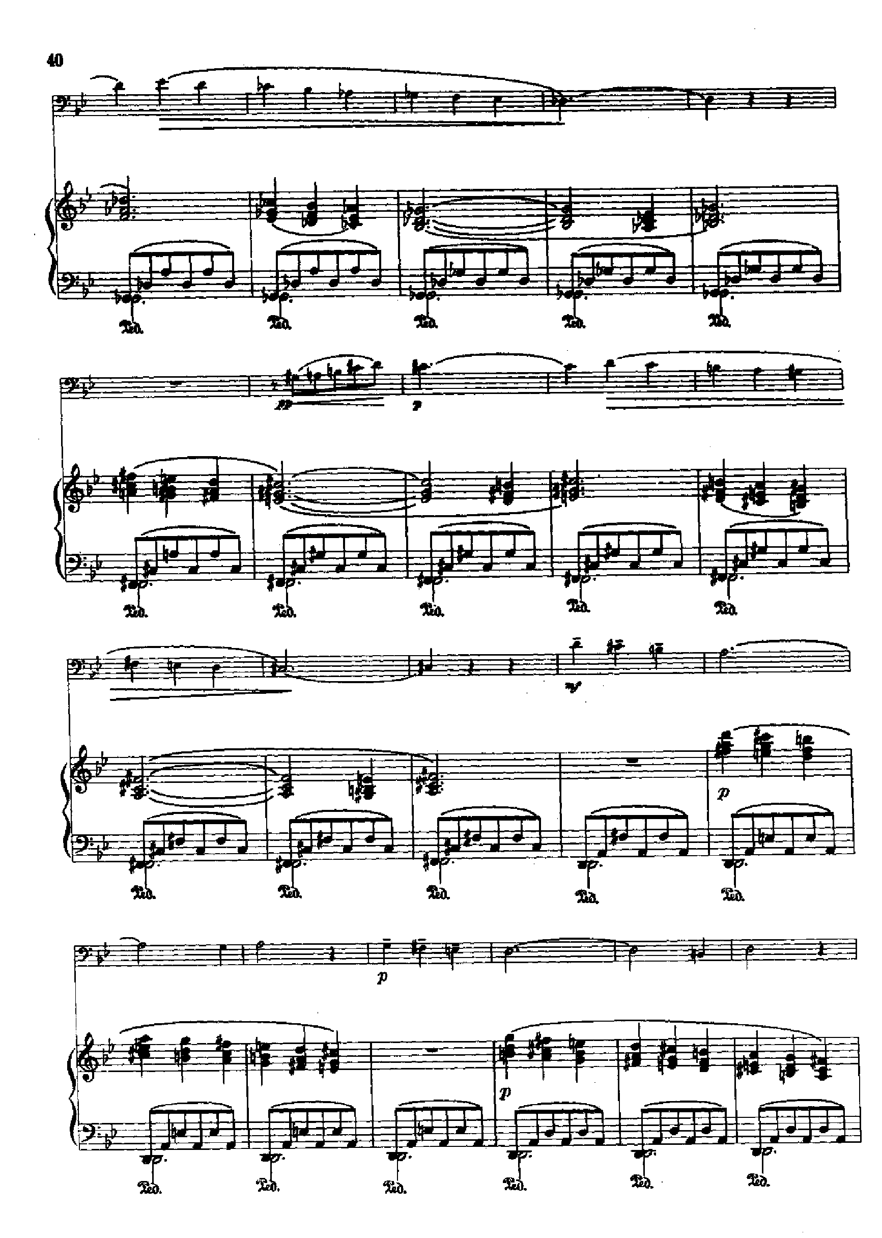 行板与快板(钢伴) 管乐类 长号钢琴曲谱（图6）