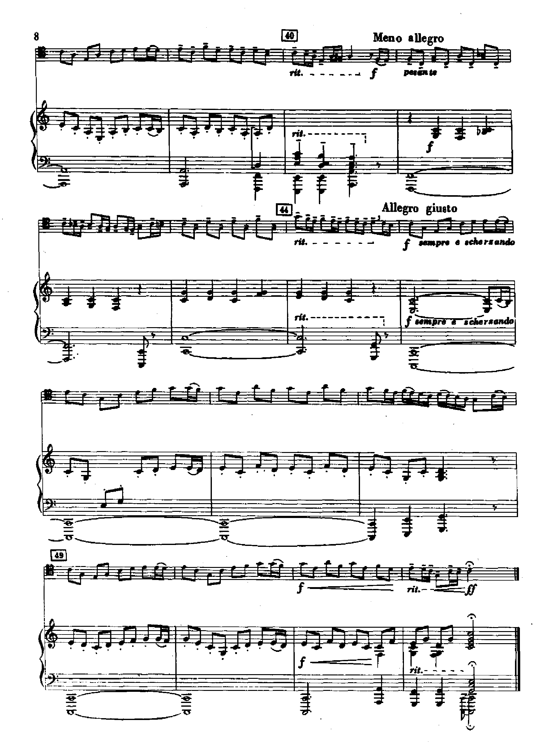 托卡塔(钢伴) 管乐类 长号钢琴曲谱（图4）
