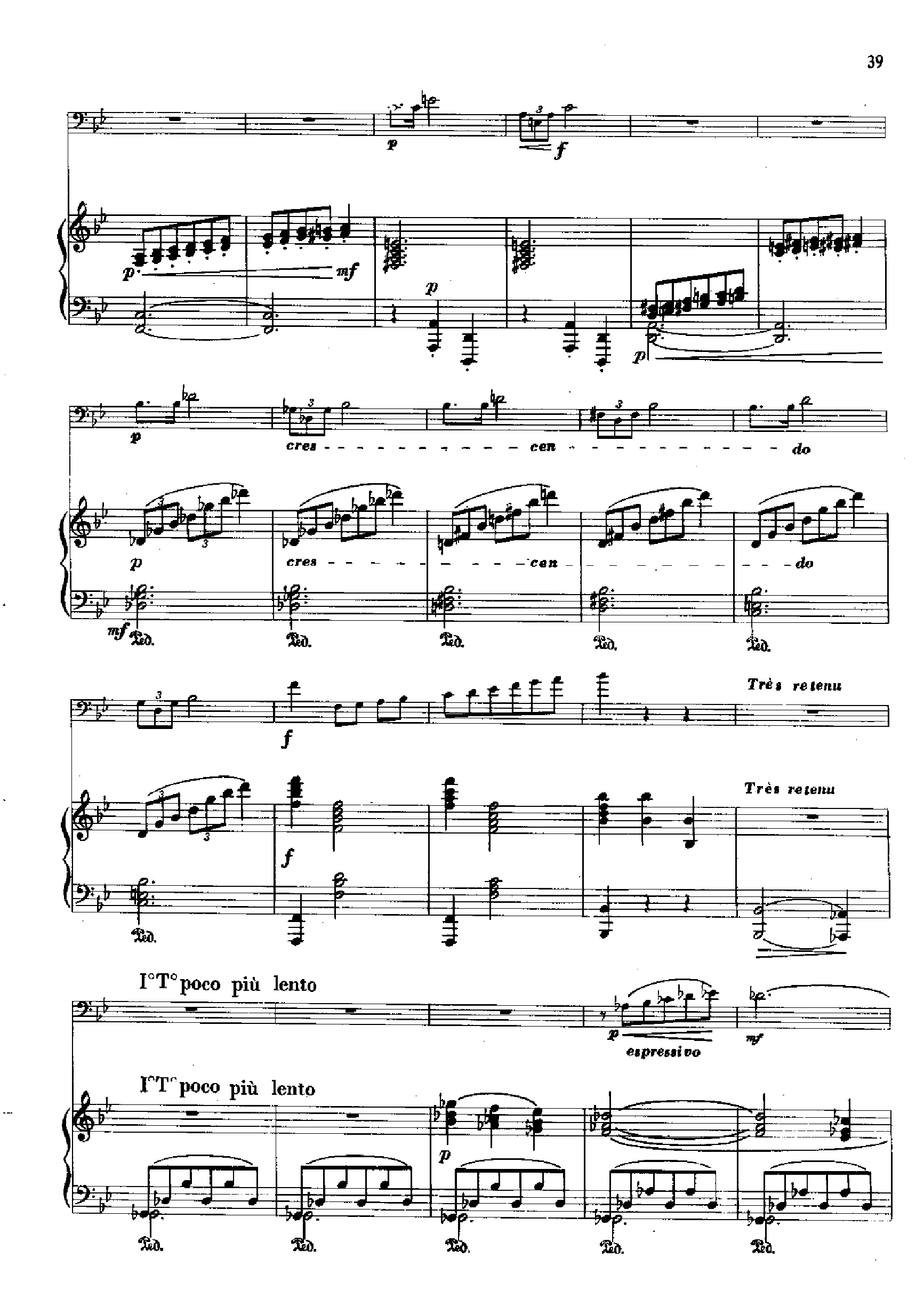 行板与快板(钢伴) 管乐类 长号钢琴曲谱（图5）