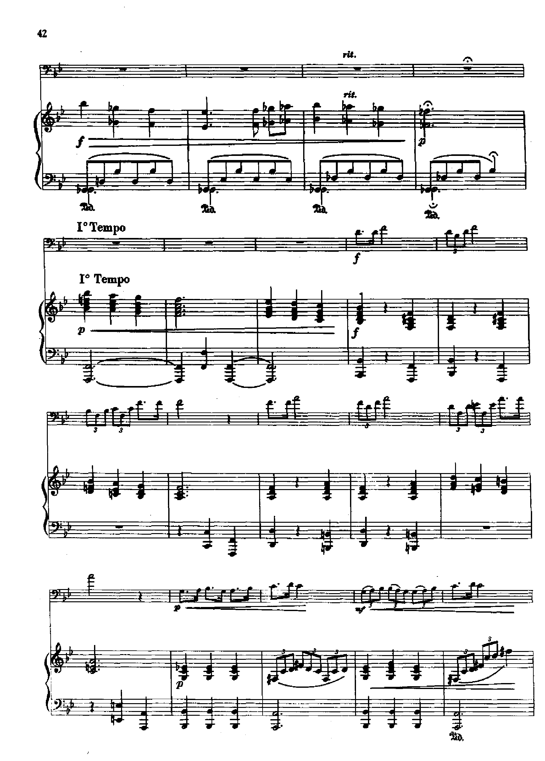 行板与快板(钢伴) 管乐类 长号钢琴曲谱（图8）