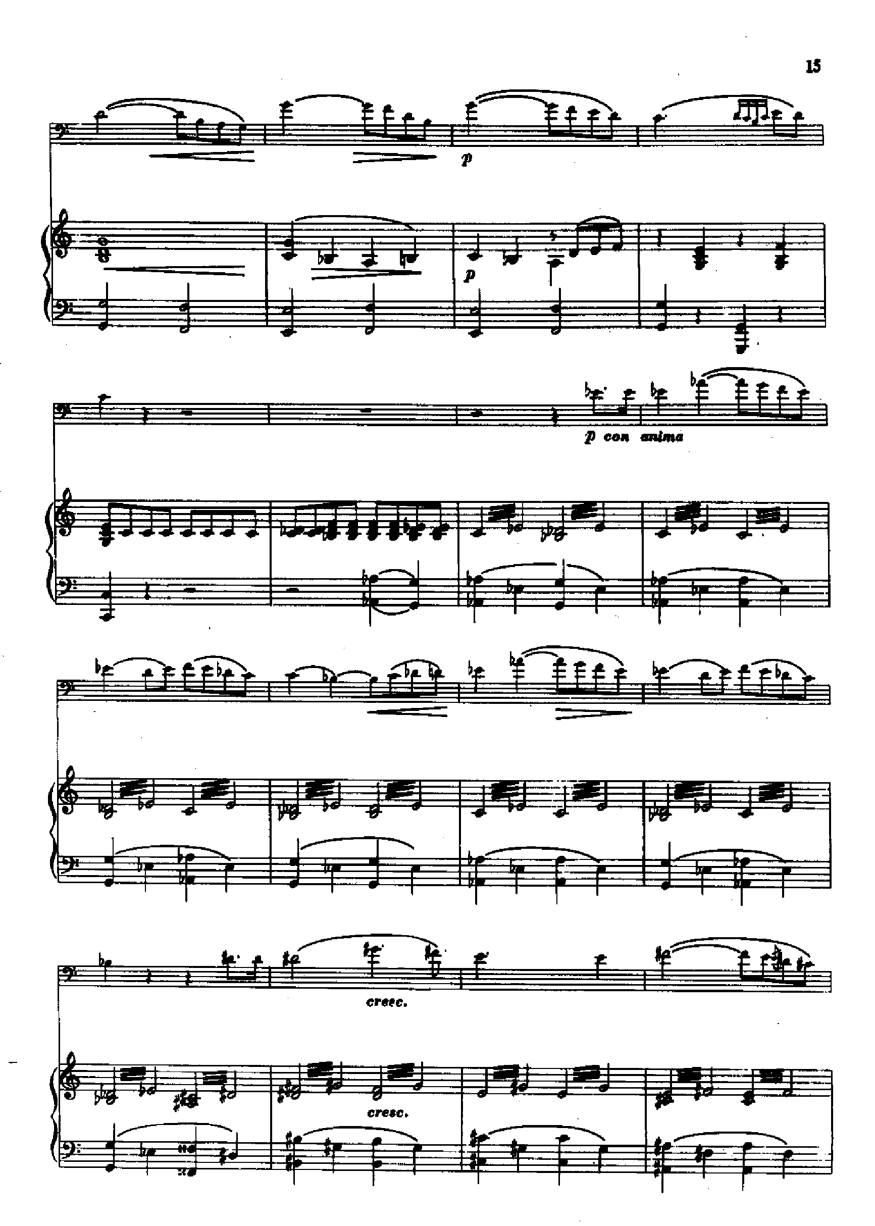 浪漫曲(钢伴) 管乐类 长号钢琴曲谱（图7）