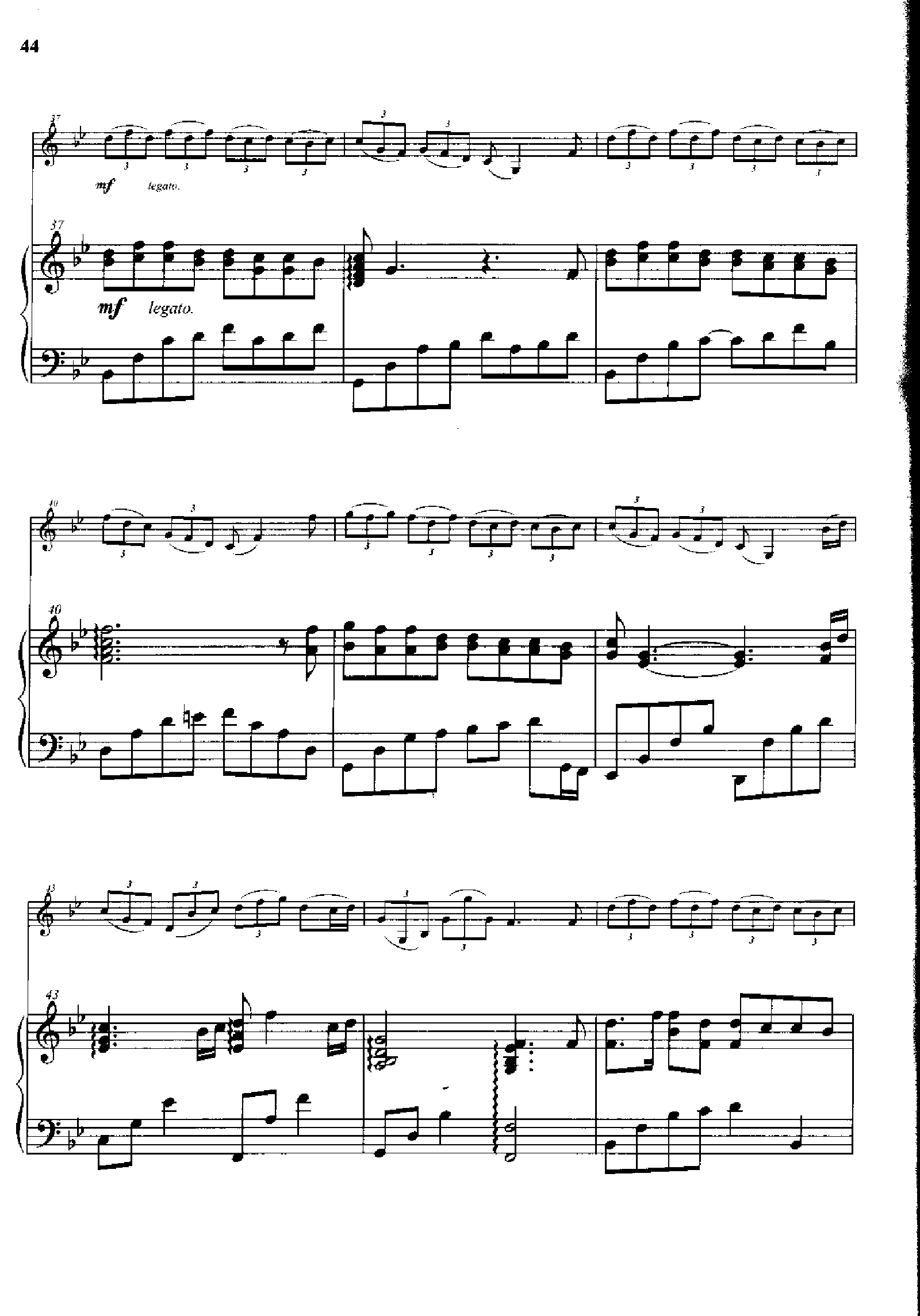 风之色(钢伴谱) 弦乐类 小提琴钢琴曲谱（图4）