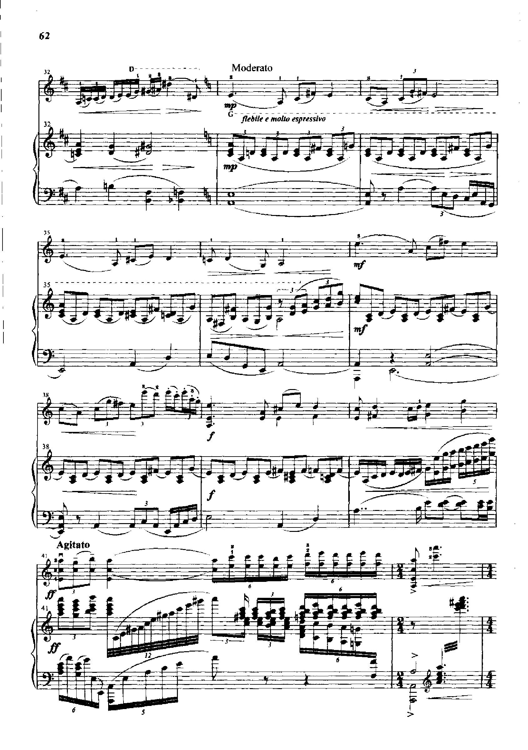 蛾嵋山月歌(钢伴) 弦乐类 小提琴钢琴曲谱（图5）
