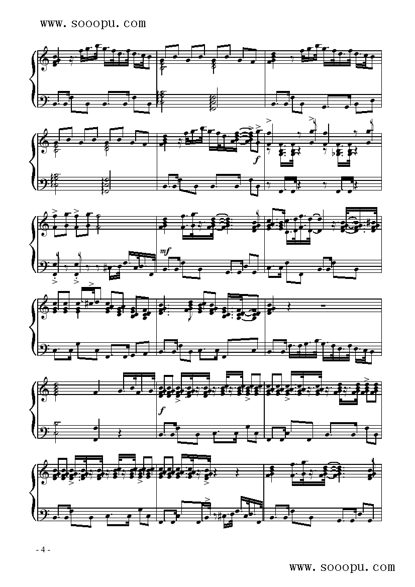 甜蜜蜜 键盘类 钢琴钢琴曲谱（图2）