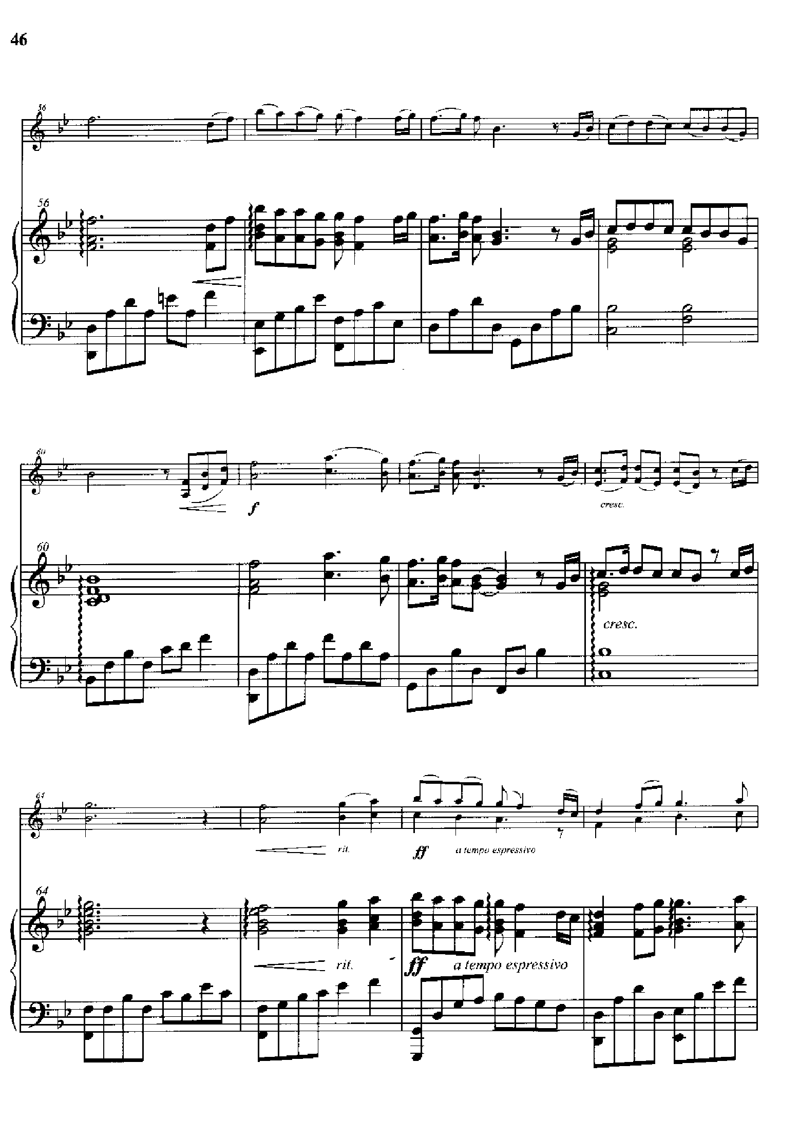 风之色(钢伴谱) 弦乐类 小提琴钢琴曲谱（图6）
