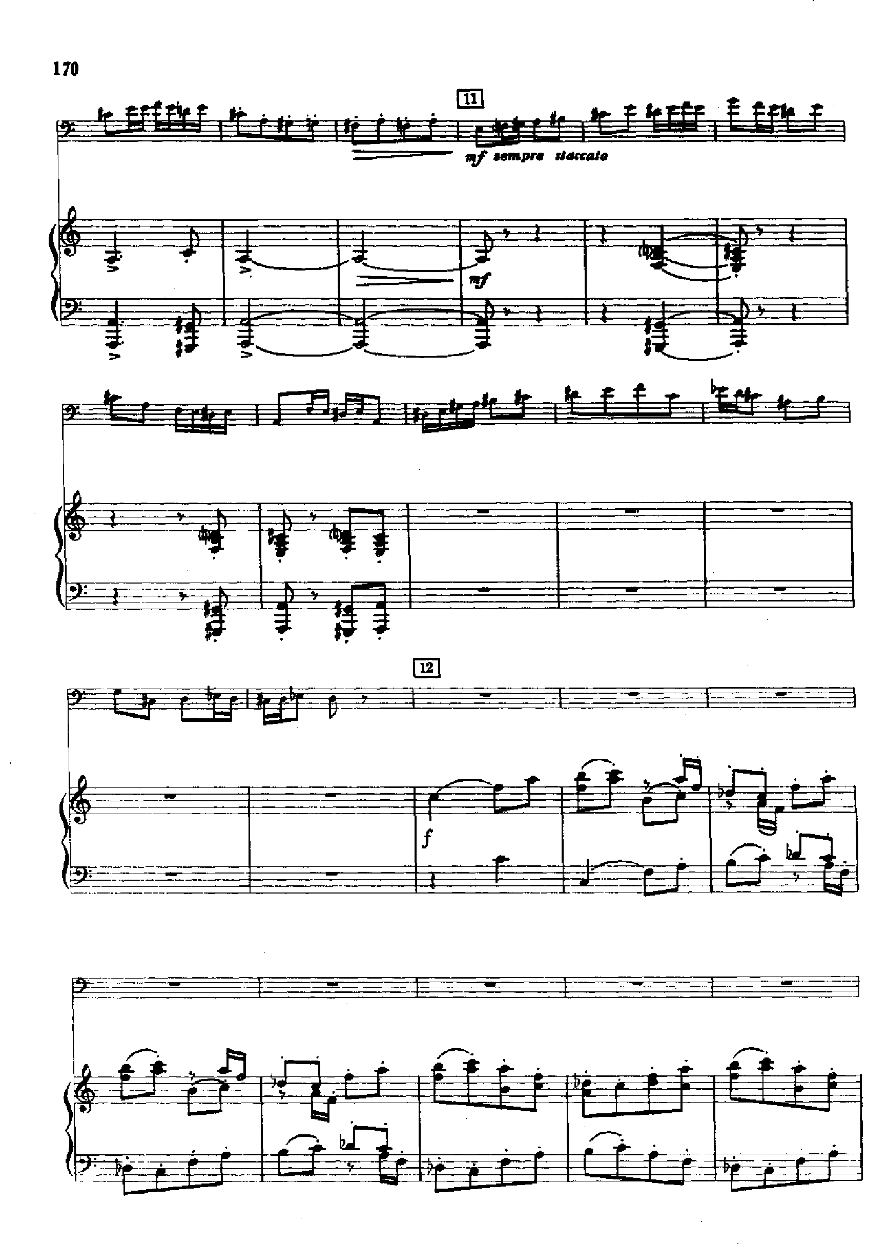 小协奏曲(钢伴) 管乐类 长号钢琴曲谱（图13）