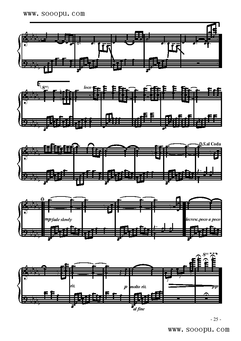 唯一的记忆 键盘类 钢琴钢琴曲谱（图4）