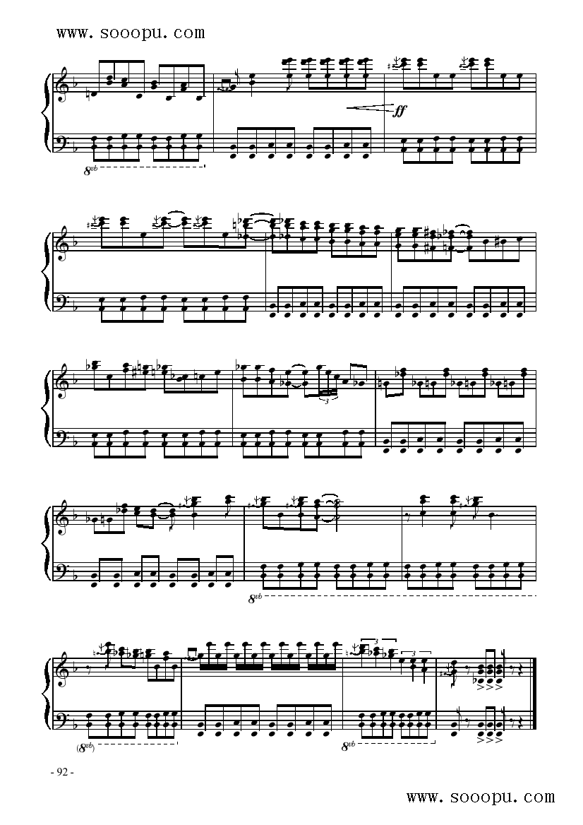 甜蜜的十四岁 键盘类 钢琴钢琴曲谱（图2）