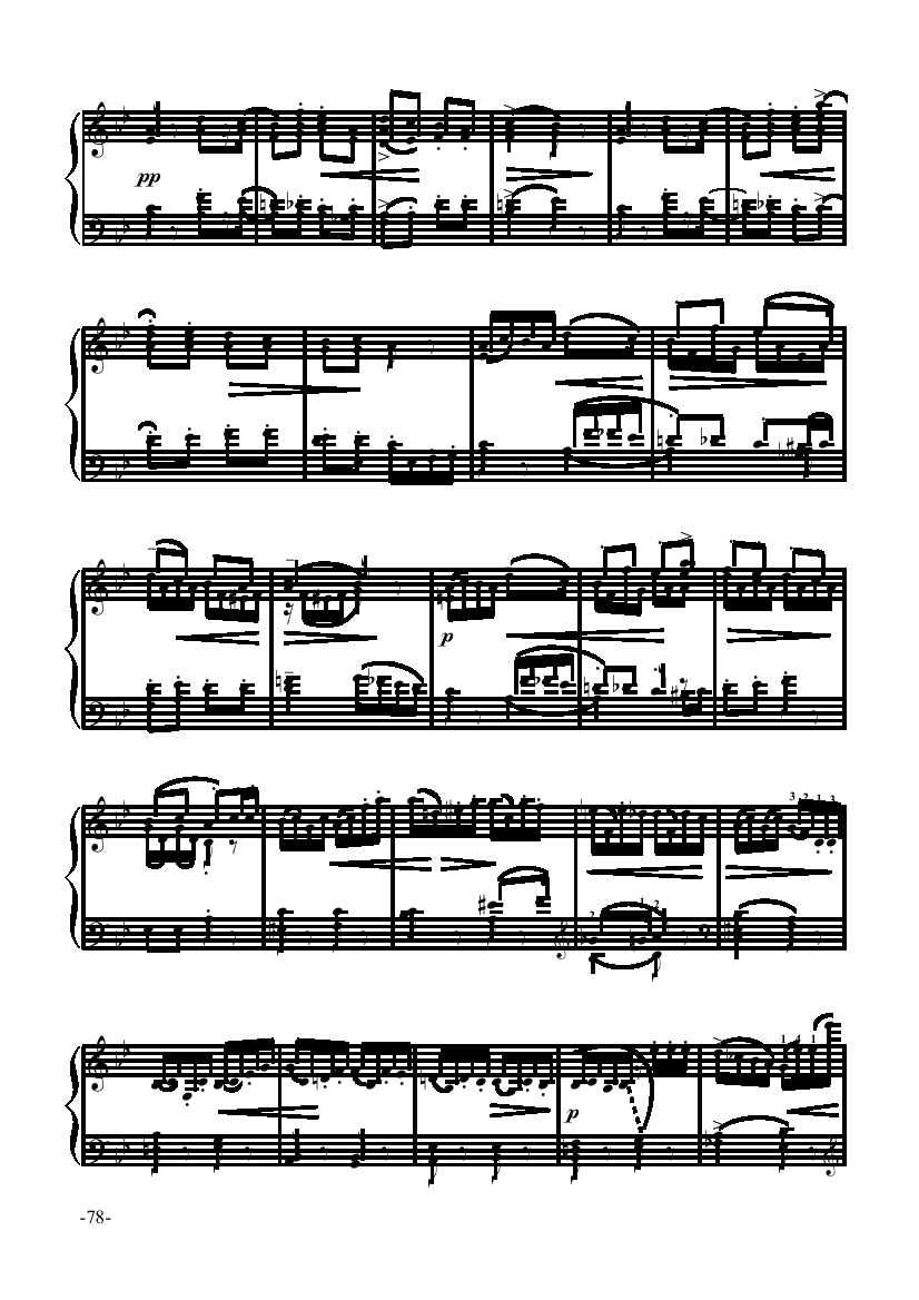 小小序曲—舞剧《胡桃夹子》 键盘类 钢琴钢琴曲谱（图5）
