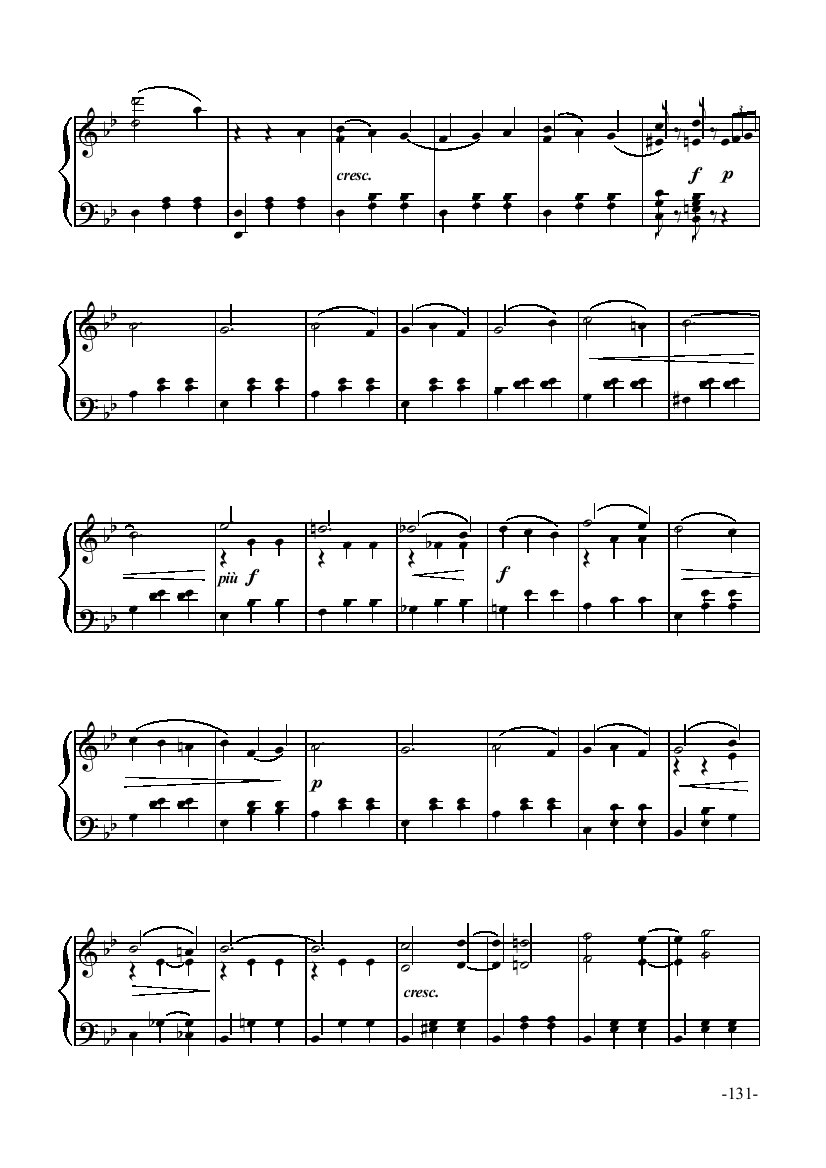 圆舞曲—舞剧《睡美人》 键盘类 钢琴钢琴曲谱（图7）