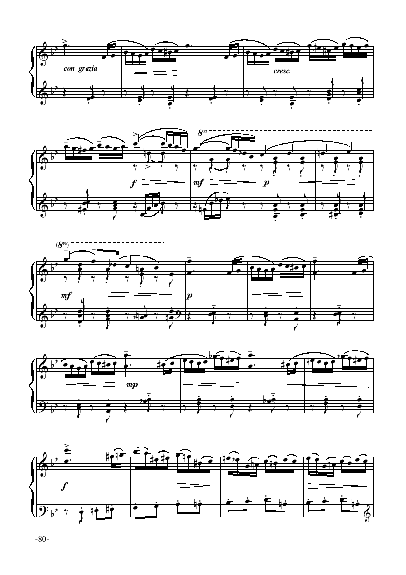 小小序曲—舞剧《胡桃夹子》 键盘类 钢琴钢琴曲谱（图7）