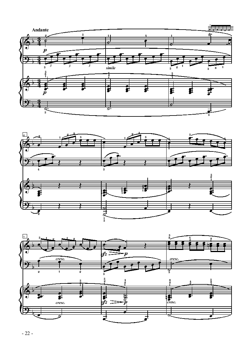 小奏鸣曲-双钢琴 键盘类 钢琴钢琴曲谱（图4）