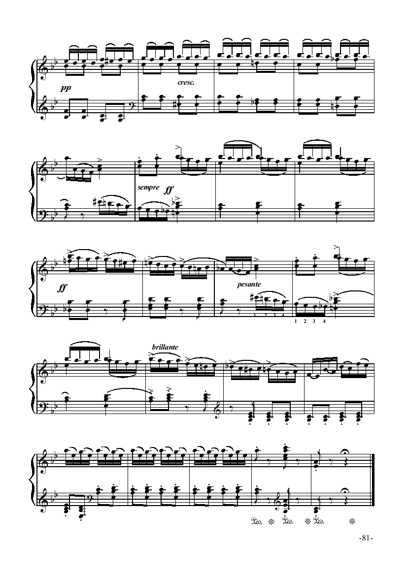 小小序曲—舞剧《胡桃夹子》 键盘类 钢琴钢琴曲谱（图8）