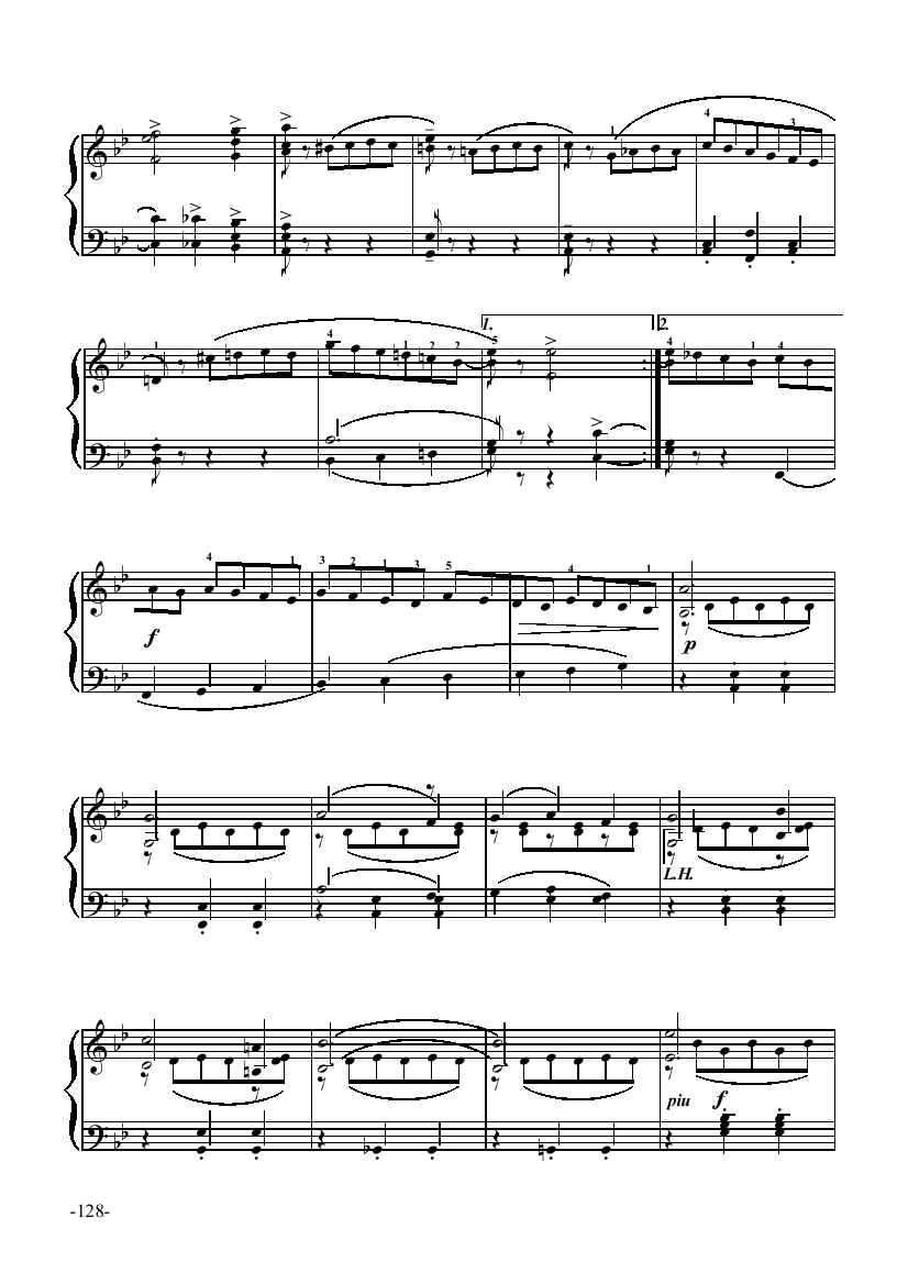 圆舞曲—舞剧《睡美人》 键盘类 钢琴钢琴曲谱（图4）