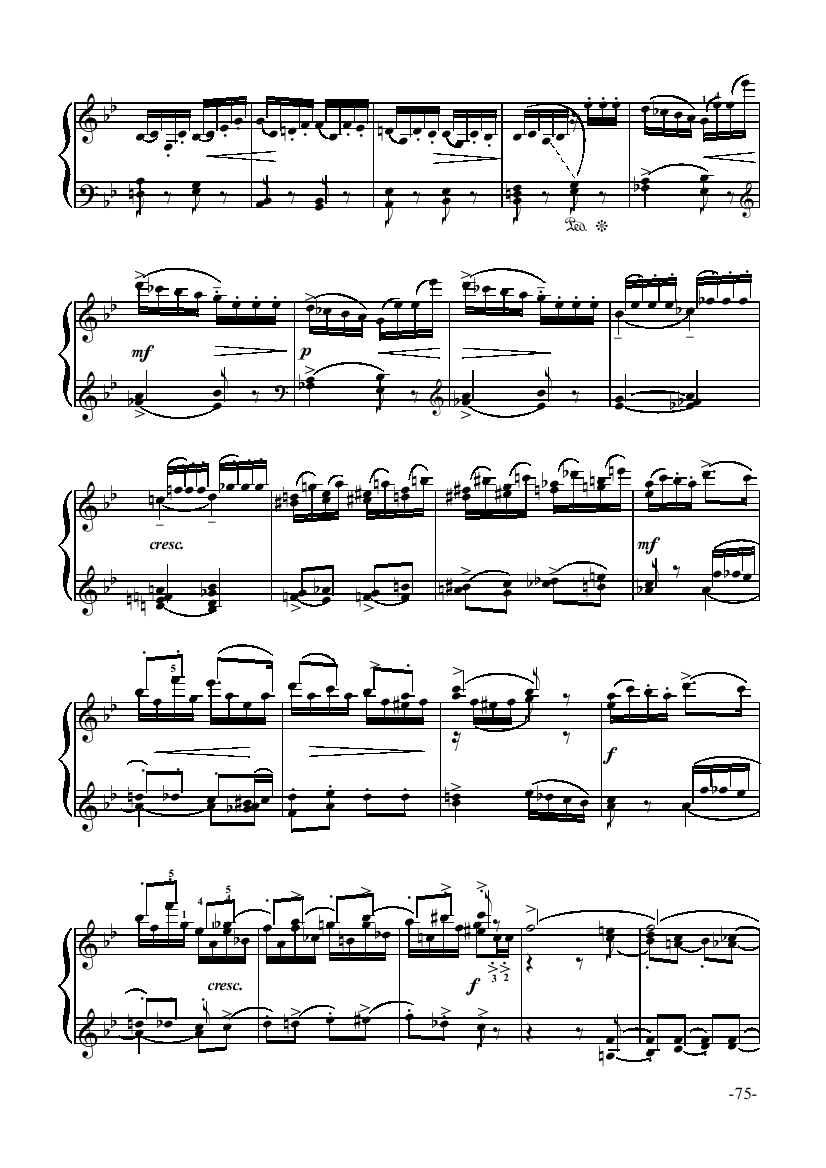 小小序曲—舞剧《胡桃夹子》 键盘类 钢琴钢琴曲谱（图2）