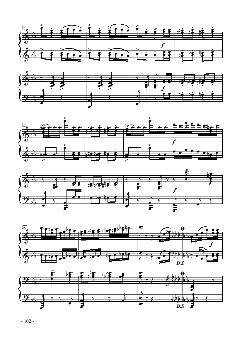 意大利波尔卡—双钢琴 键盘类 钢琴钢琴曲谱（图4）