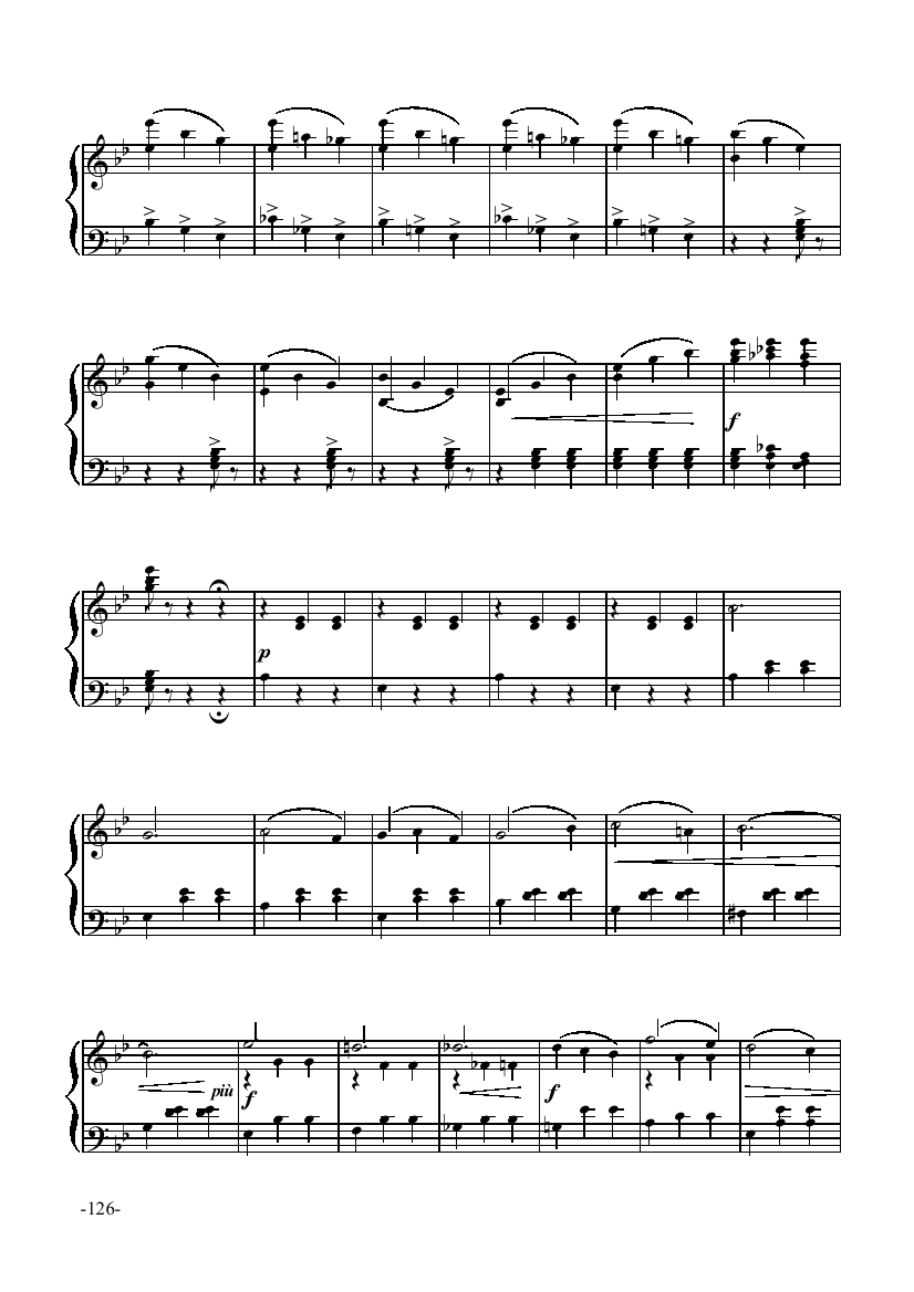 圆舞曲—舞剧《睡美人》 键盘类 钢琴钢琴曲谱（图2）